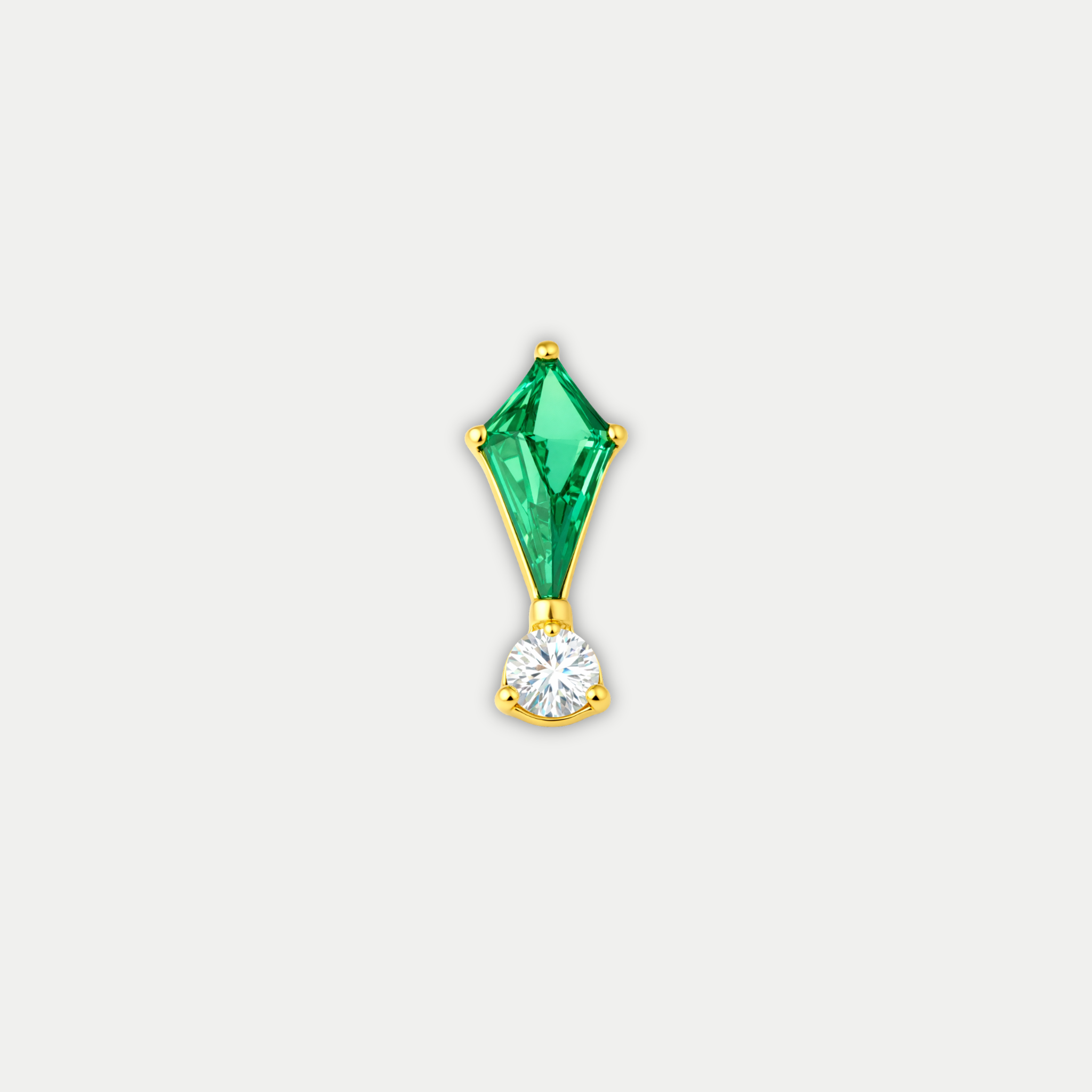 Embout Piercing Titane Zircon - Pia