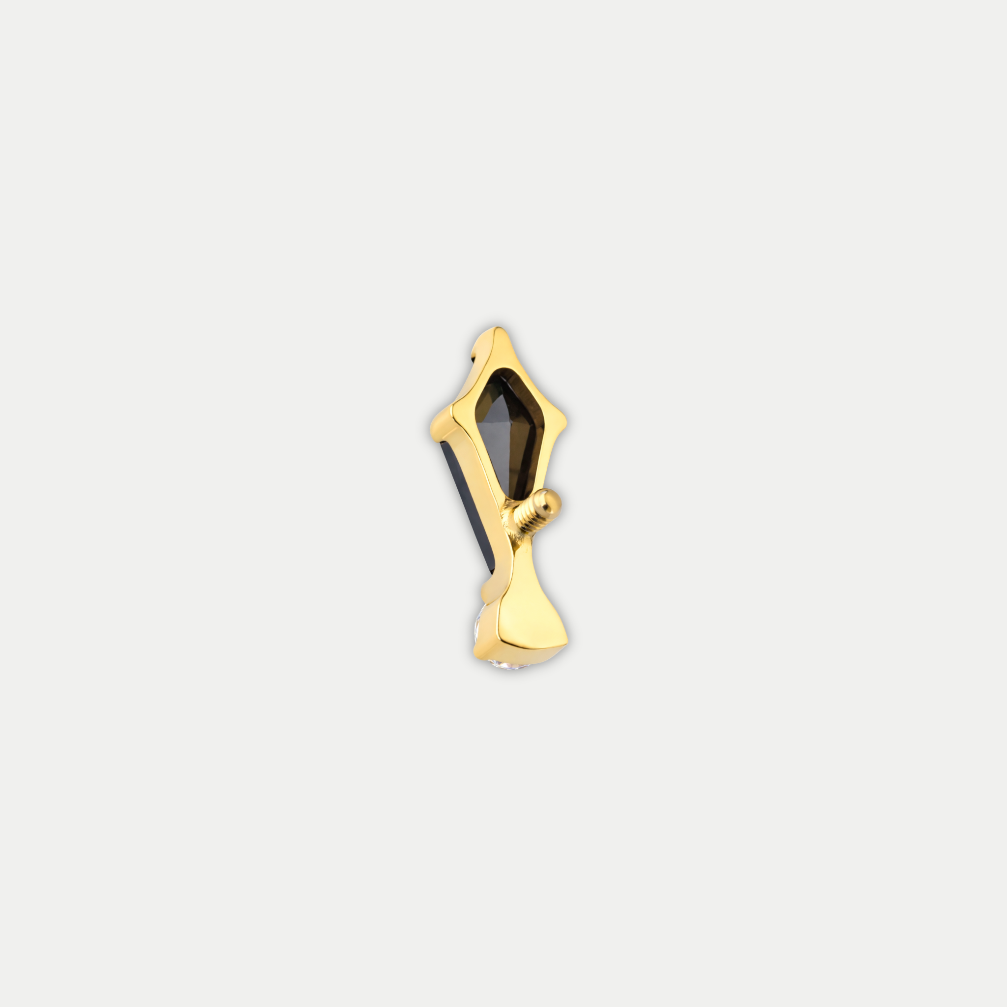 Embout Piercing Titane Zircon - Pia