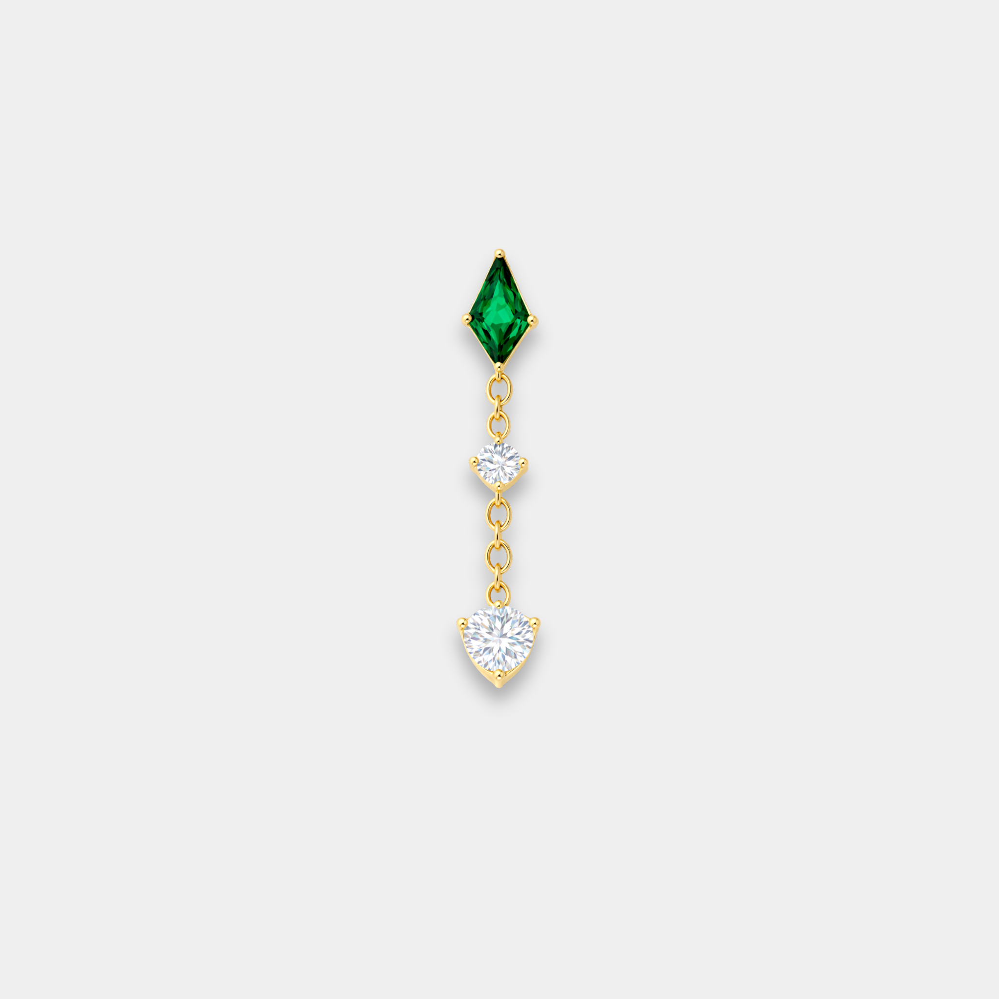Embout Piercing Titane Zircon - Issa