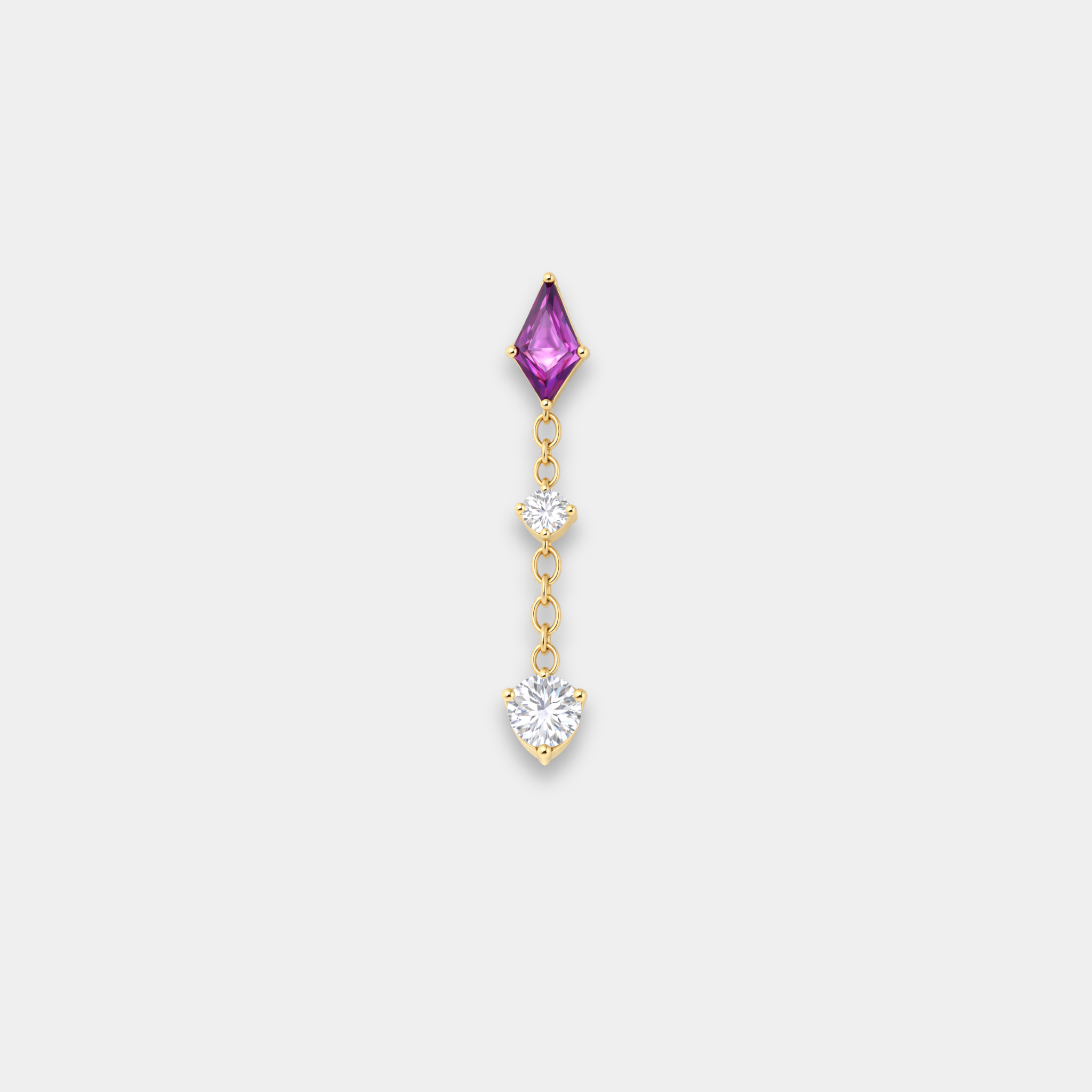 Embout Piercing Titane Zircon - Issa