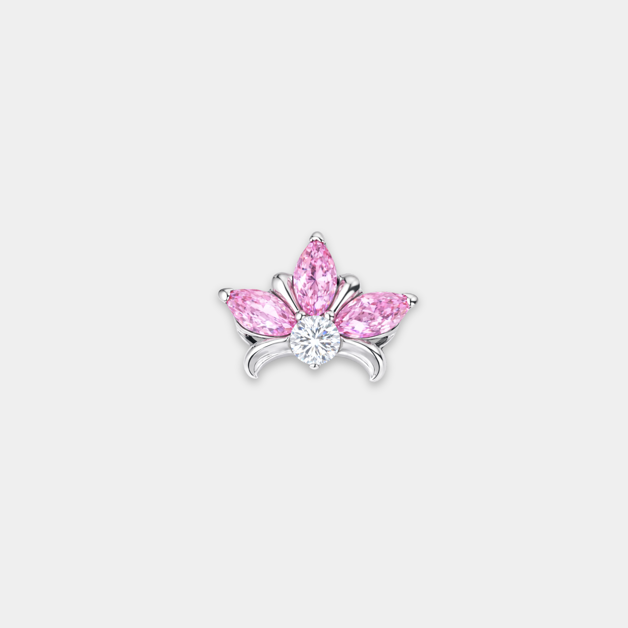 Embout Piercing Titane Zircon - Ona