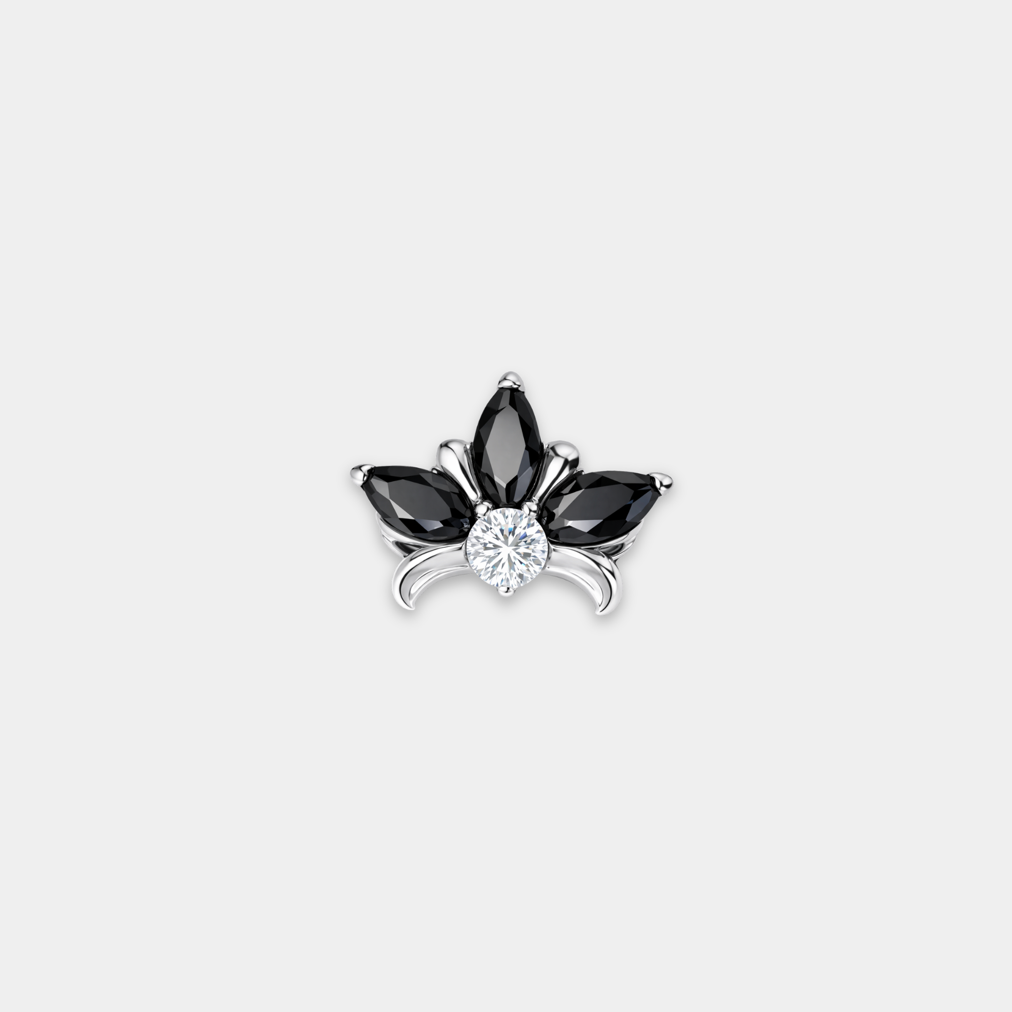 Embout Piercing Titane Zircon - Ona