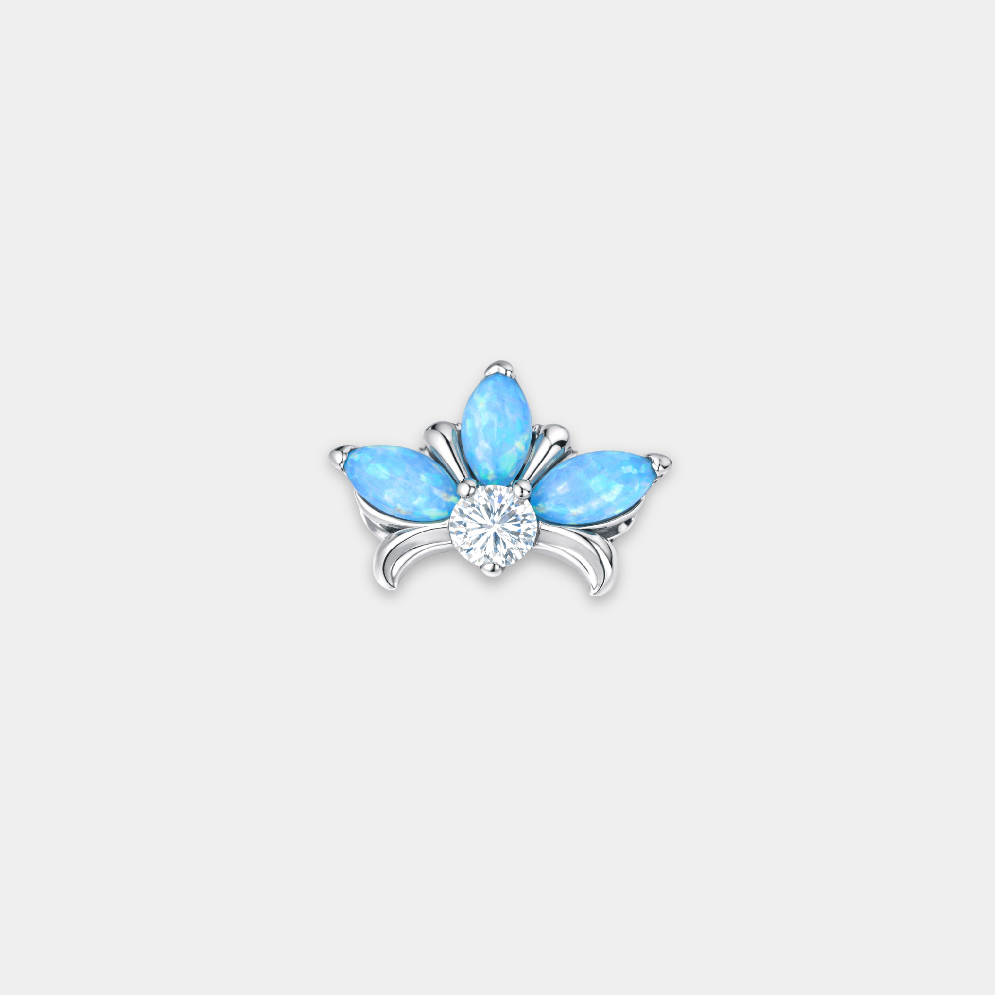 Embout Piercing Titane Zircon - Ona