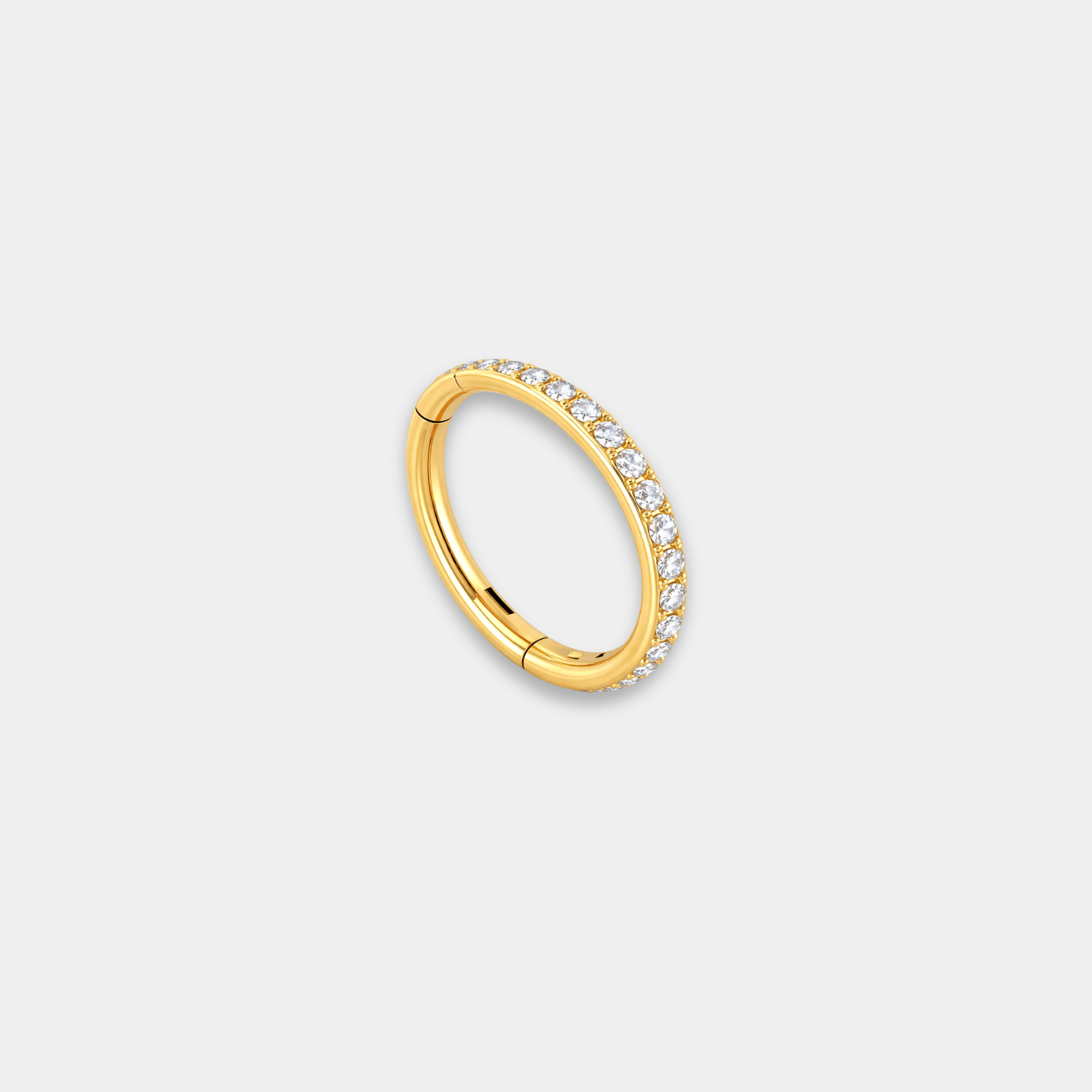 Anneau Piercing Titane Zircon - Luan