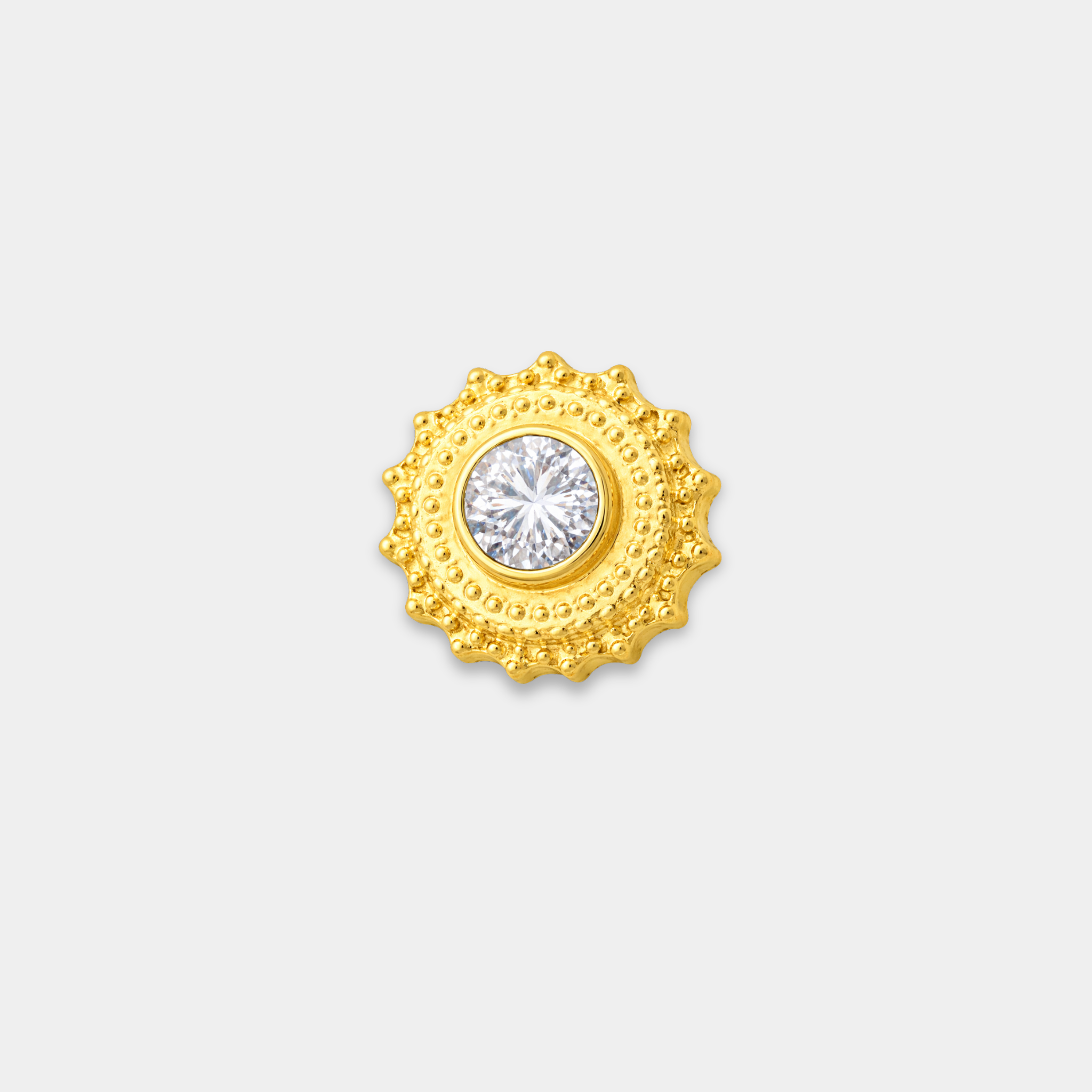 Embout Piercing Titane Zircon - Maena