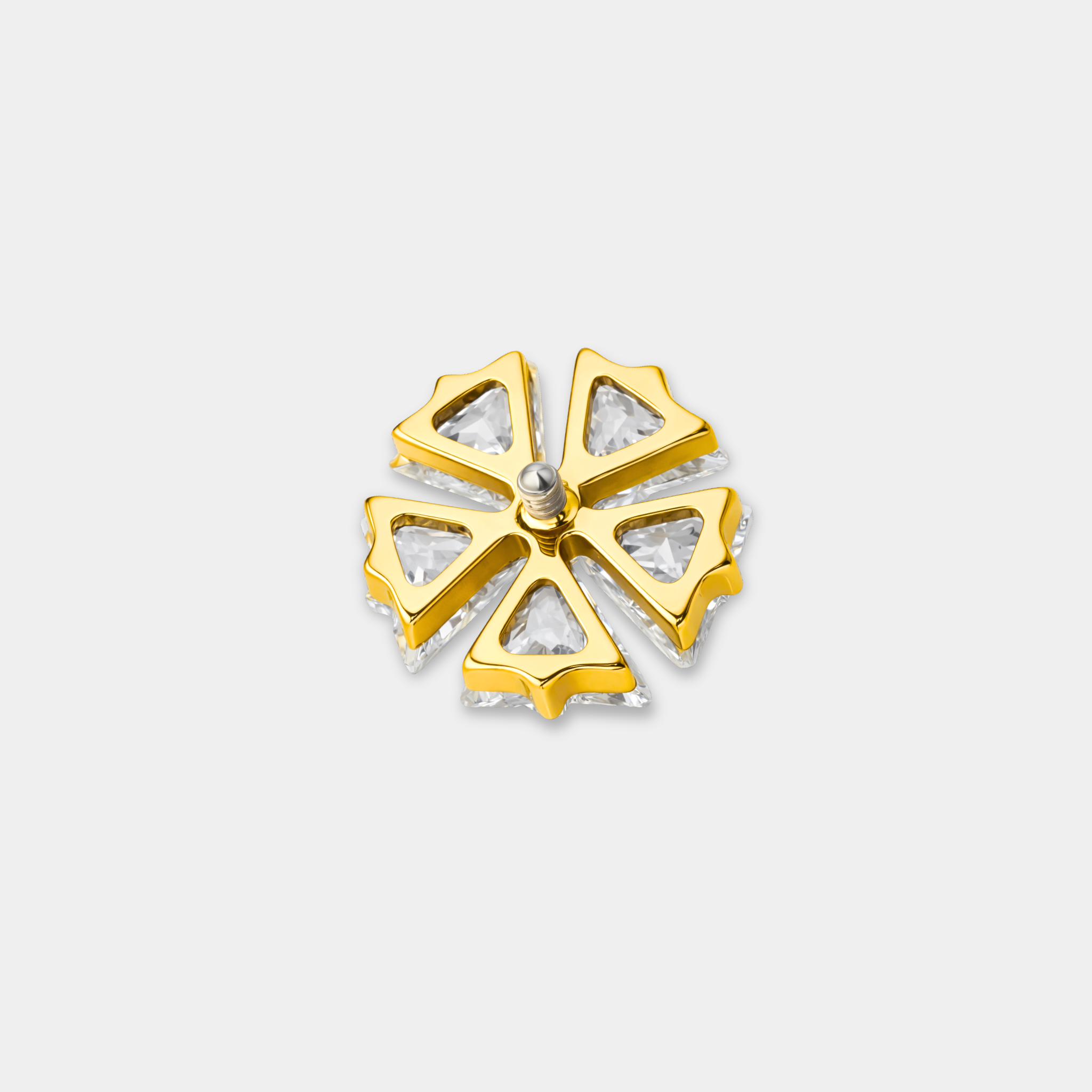 Embout Piercing Titane Zircon - Lia
