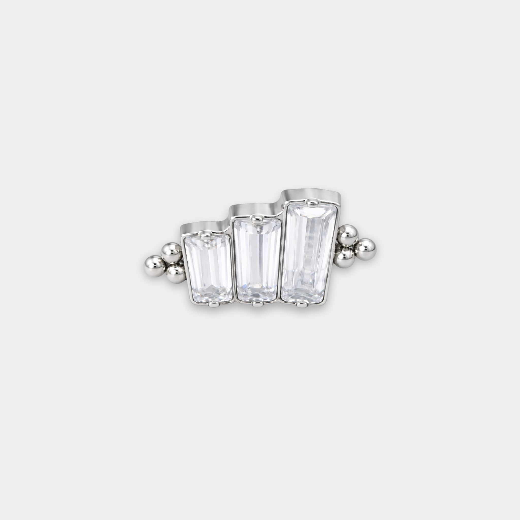 Embout Piercing Titane Zircon - Niva
