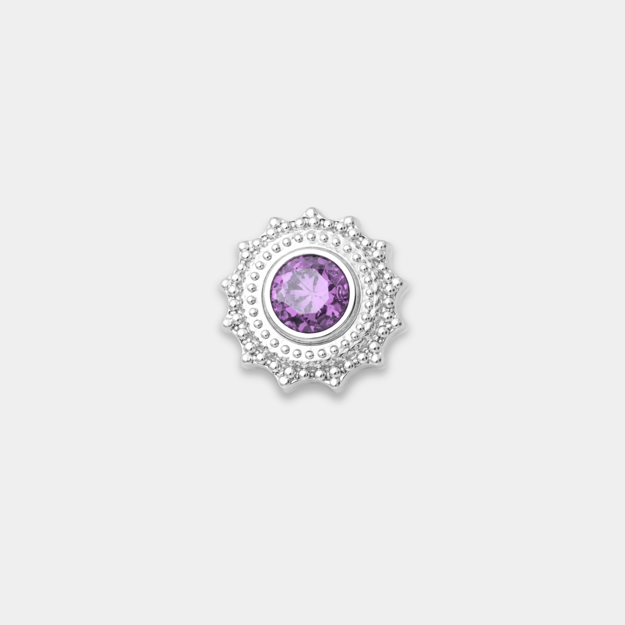 Embout Piercing Titane Zircon - Naim