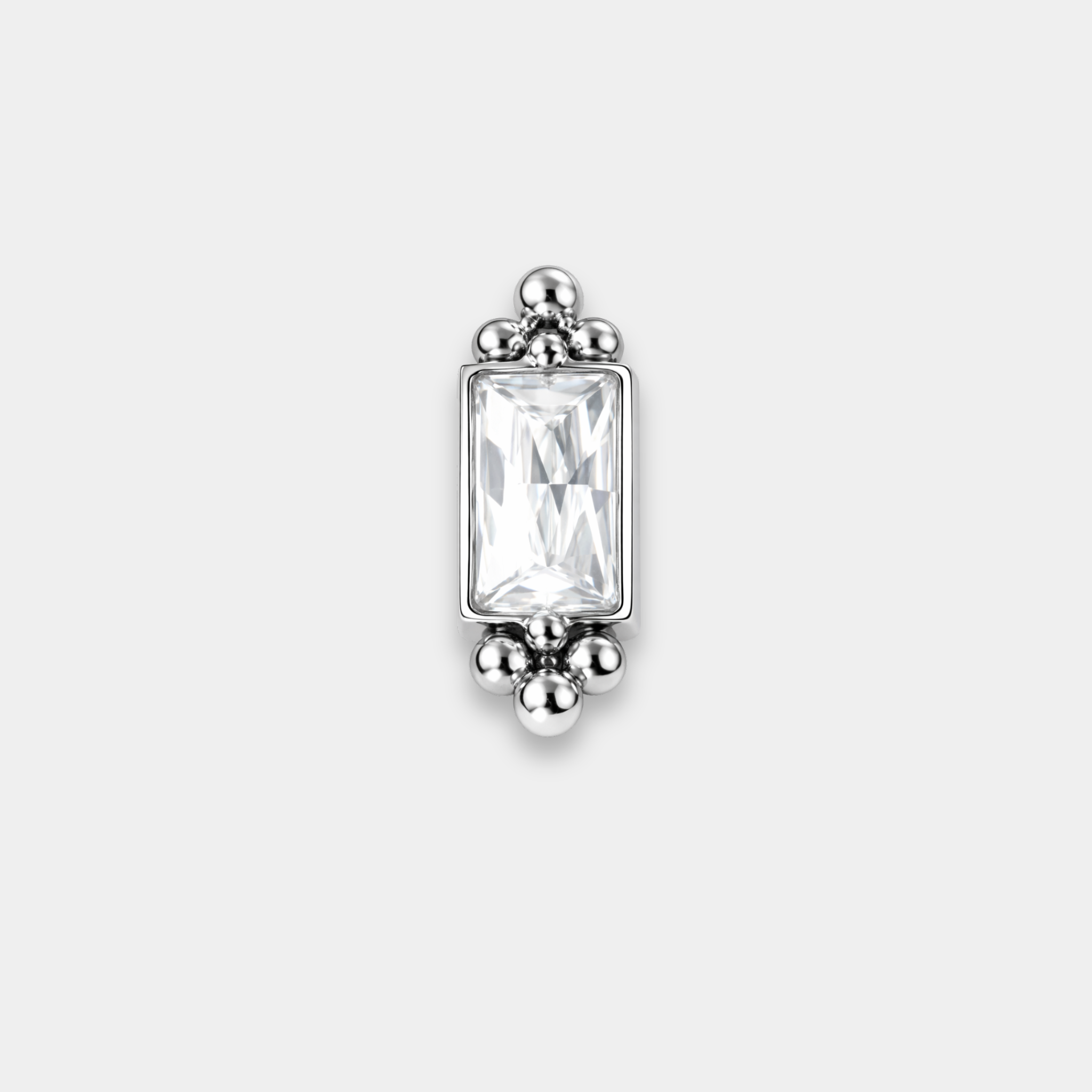Embout Piercing Titane Zircon - Eline