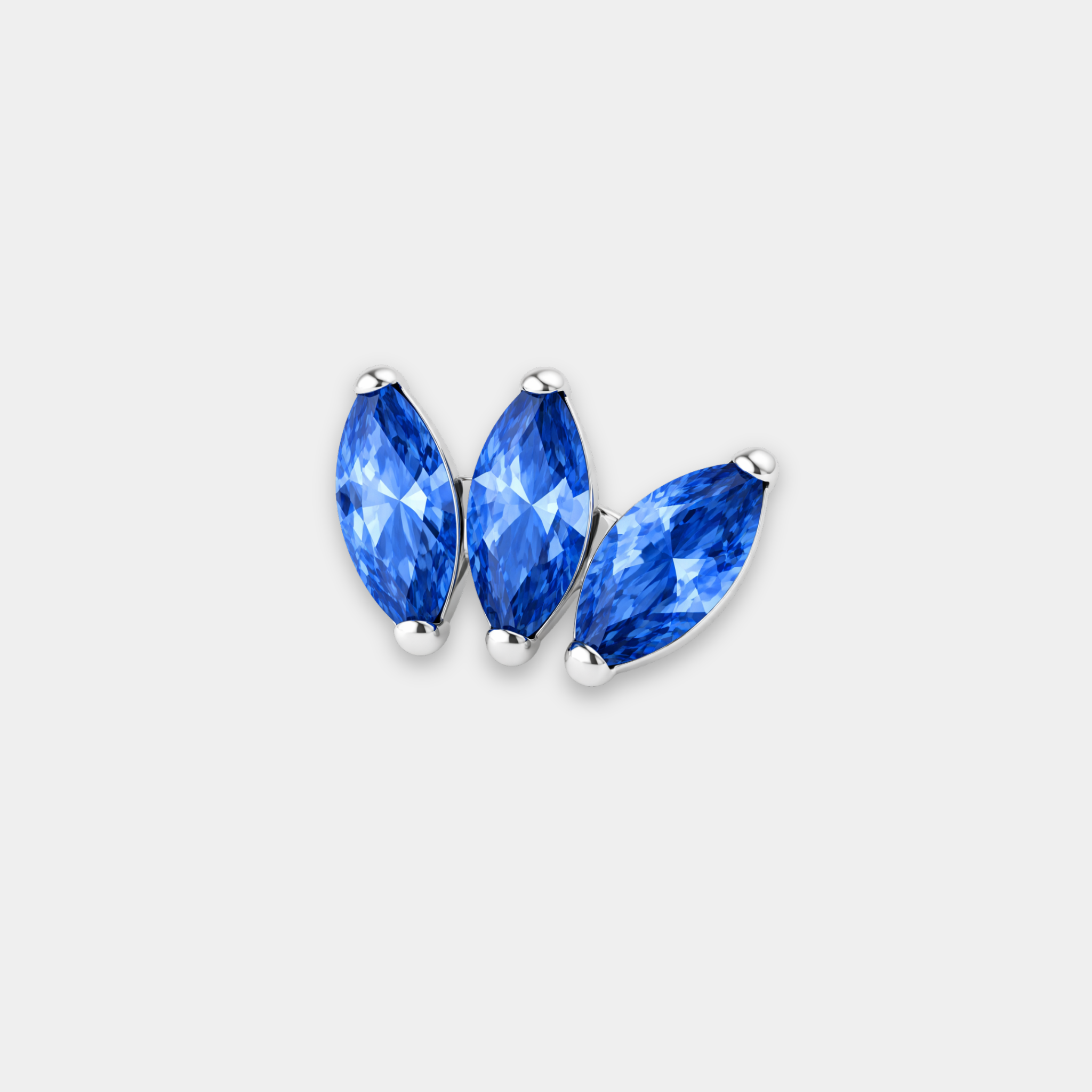Embout Piercing Titane Zircon - Sena
