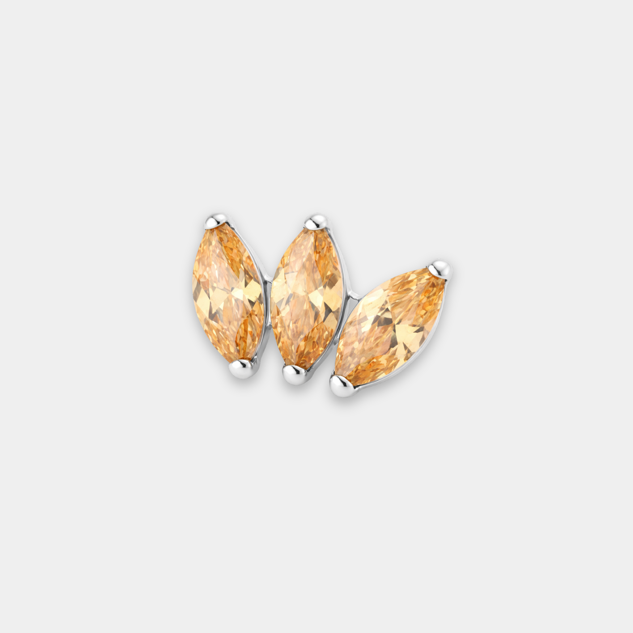Embout Piercing Titane Zircon - Sena