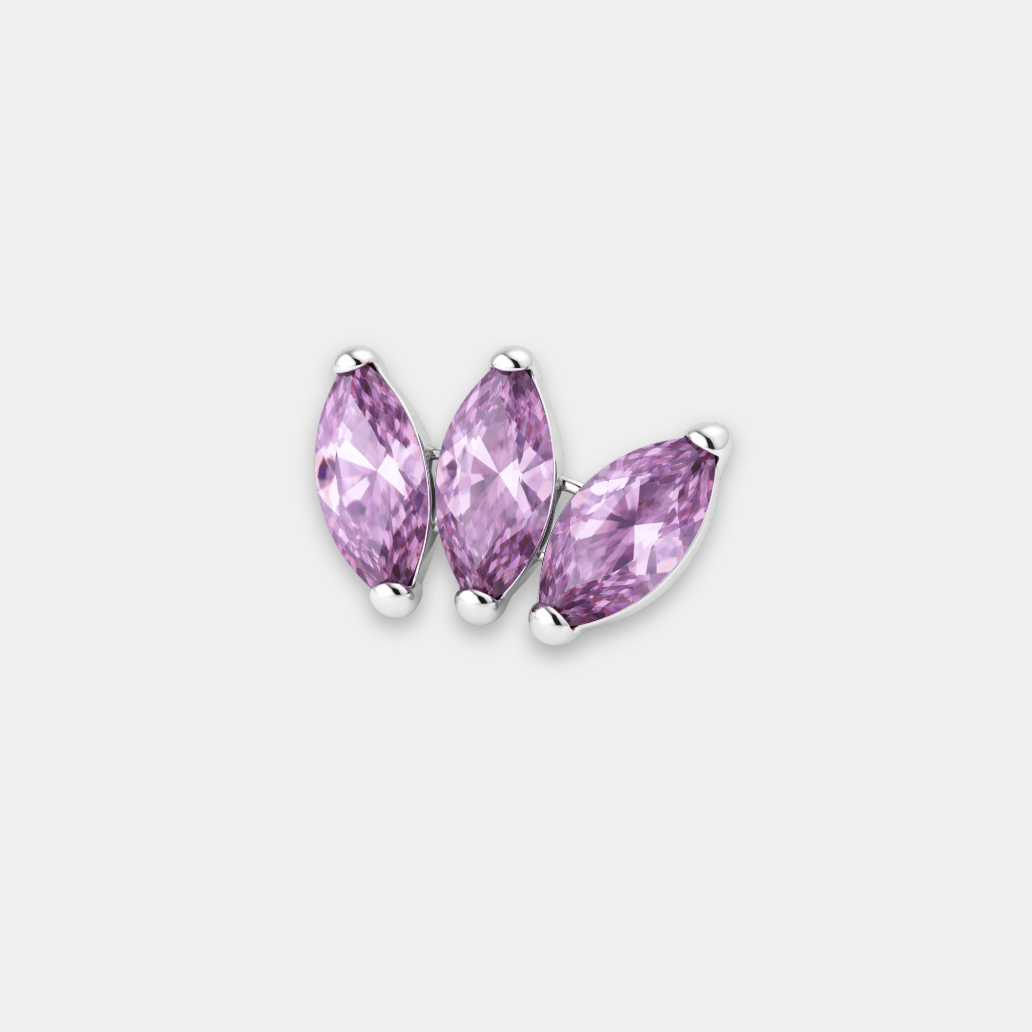 Embout Piercing Titane Zircon - Sena