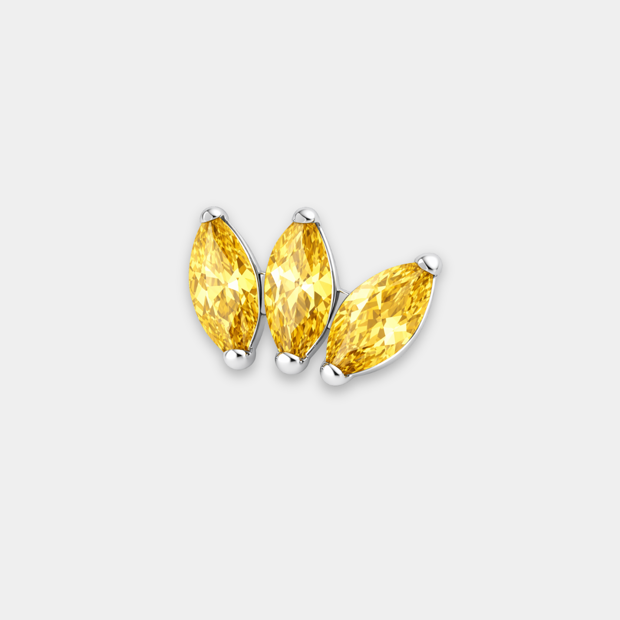 Embout Piercing Titane Zircon - Sena