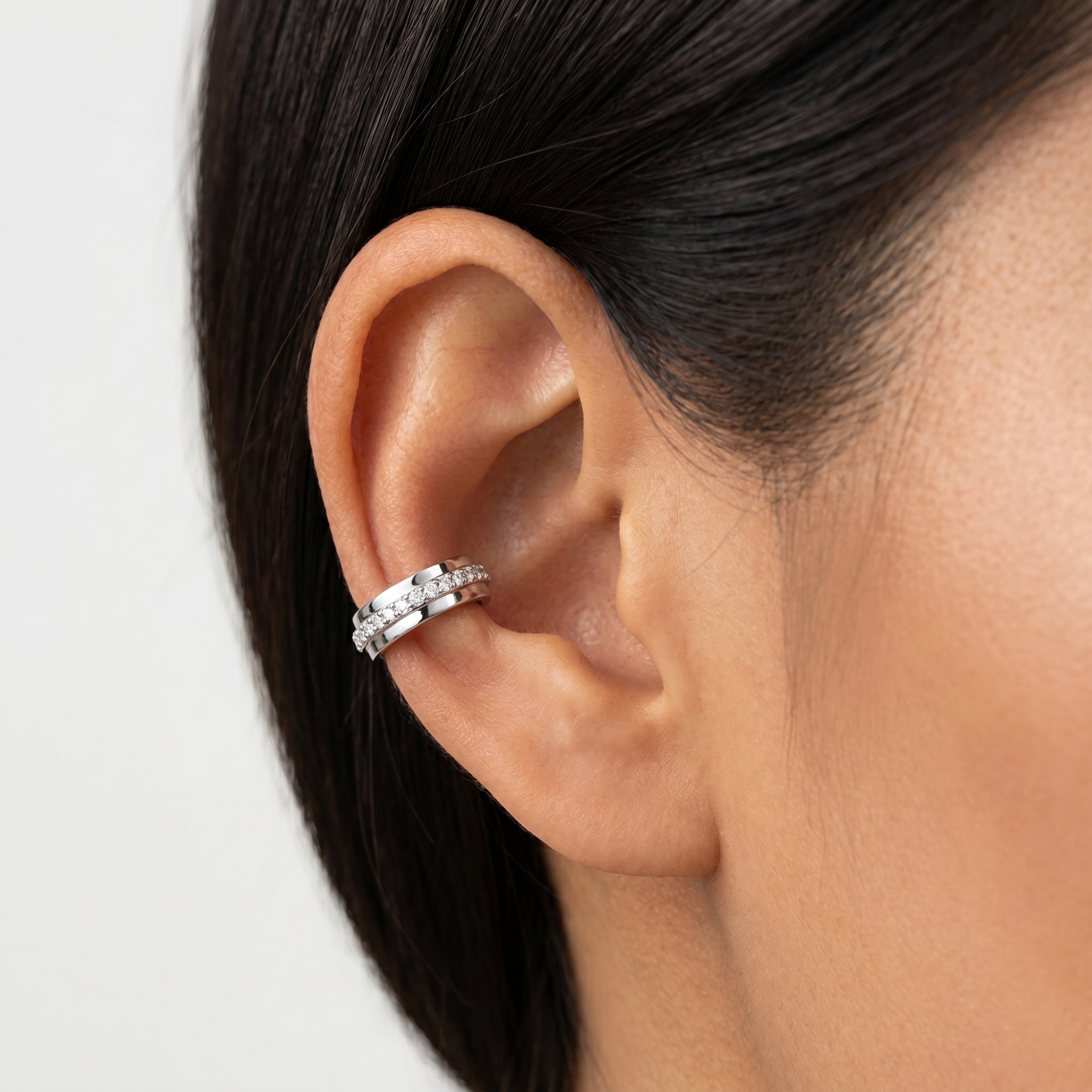 Anneau Piercing Titane Zircon - Lona