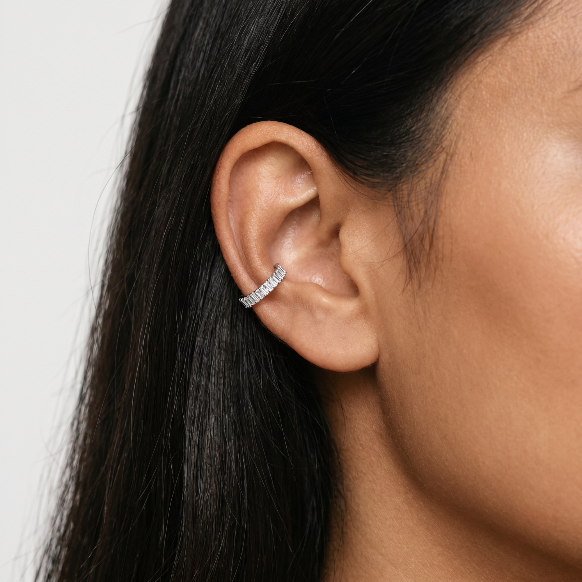 Anneau Piercing Titane Zircon - Nino
