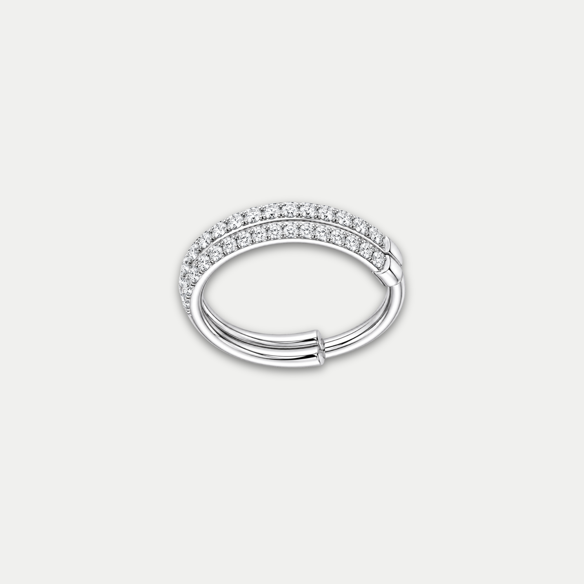 Anneau Piercing Titane Zircon - Tara