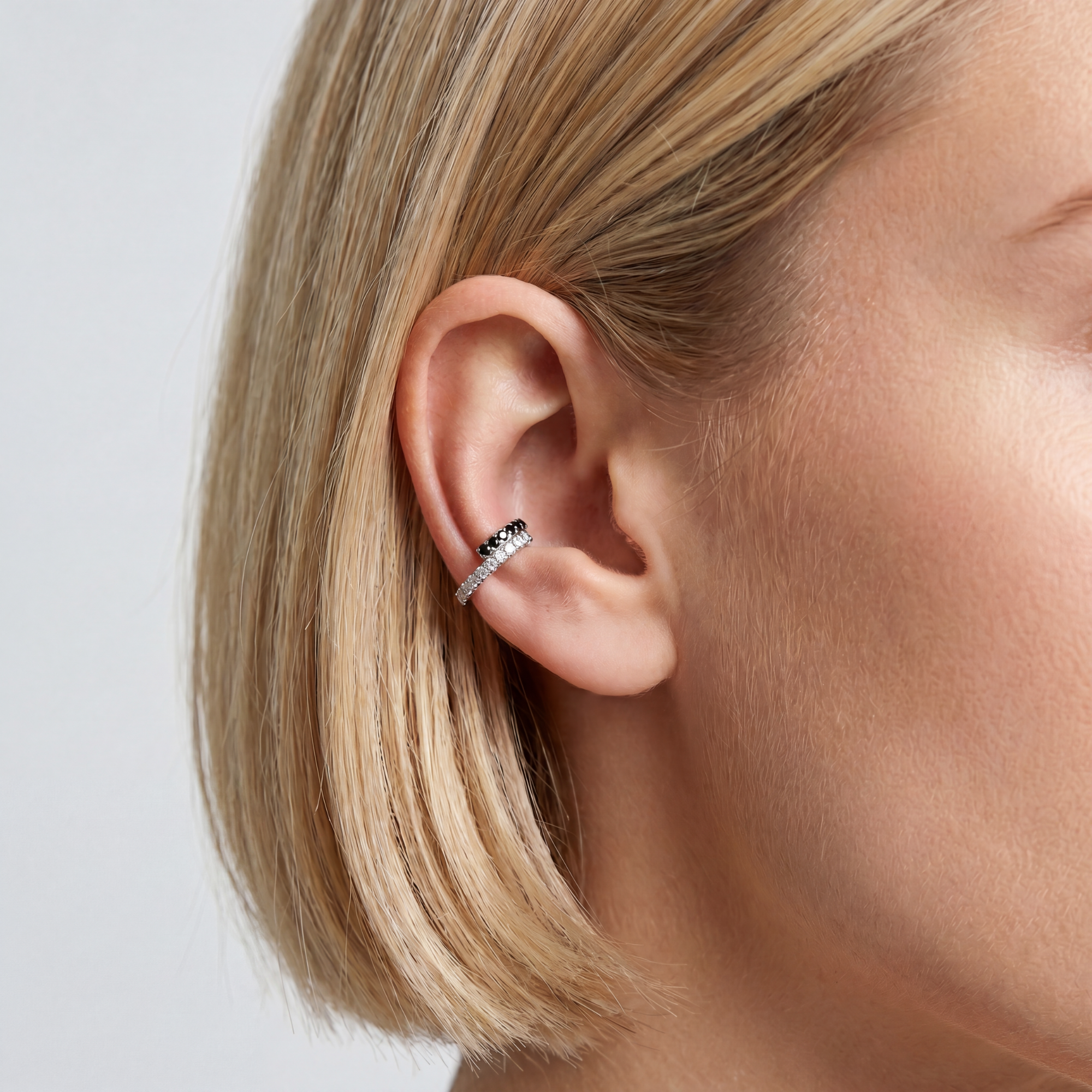 Anneau Piercing Titane Zircon - Sana