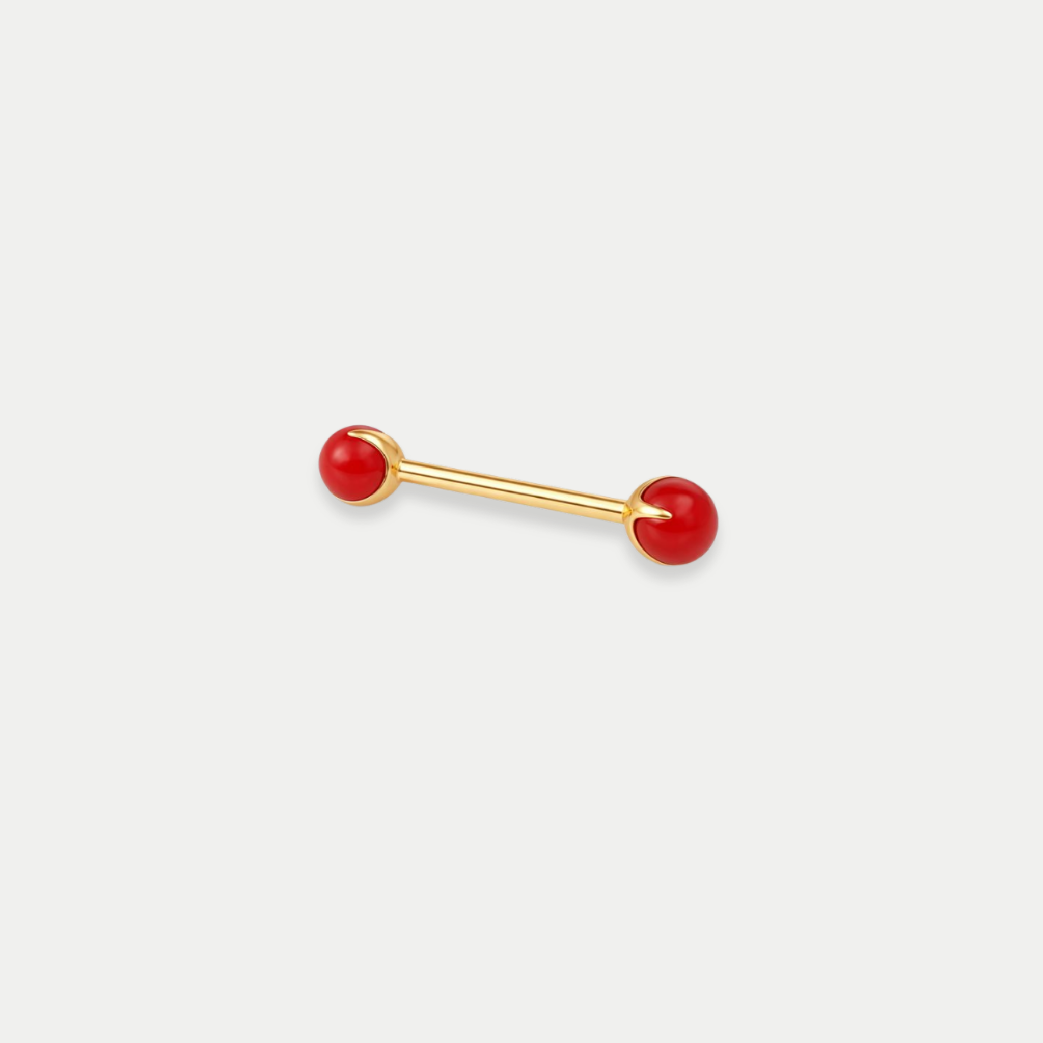 Barbells Téton Piercing Titane Pierre naturelle - Alba