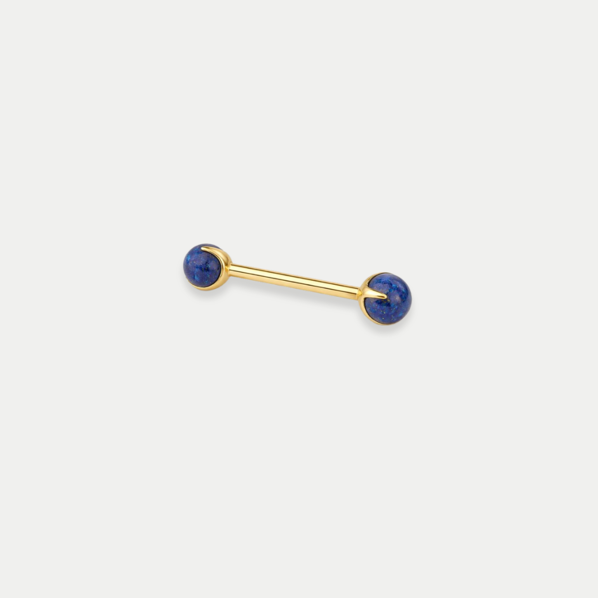Barbells Téton Piercing Titane Pierre naturelle - Alba