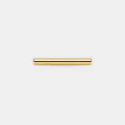Barre Piercing Titane Gold sans Bille