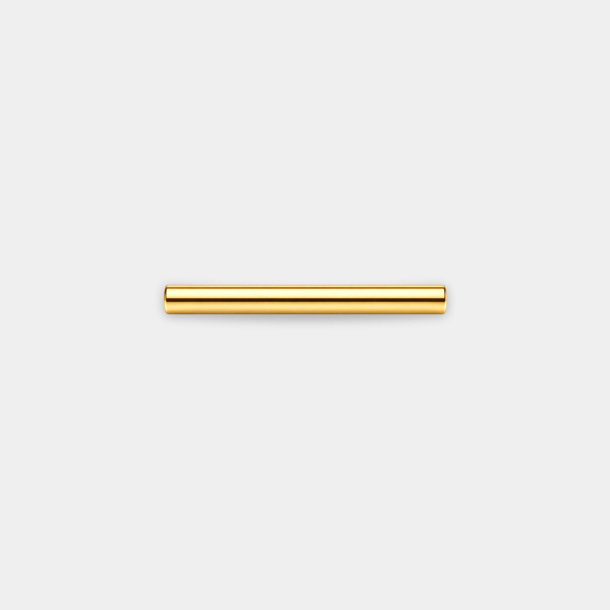 Barre Piercing Titane Gold sans Bille