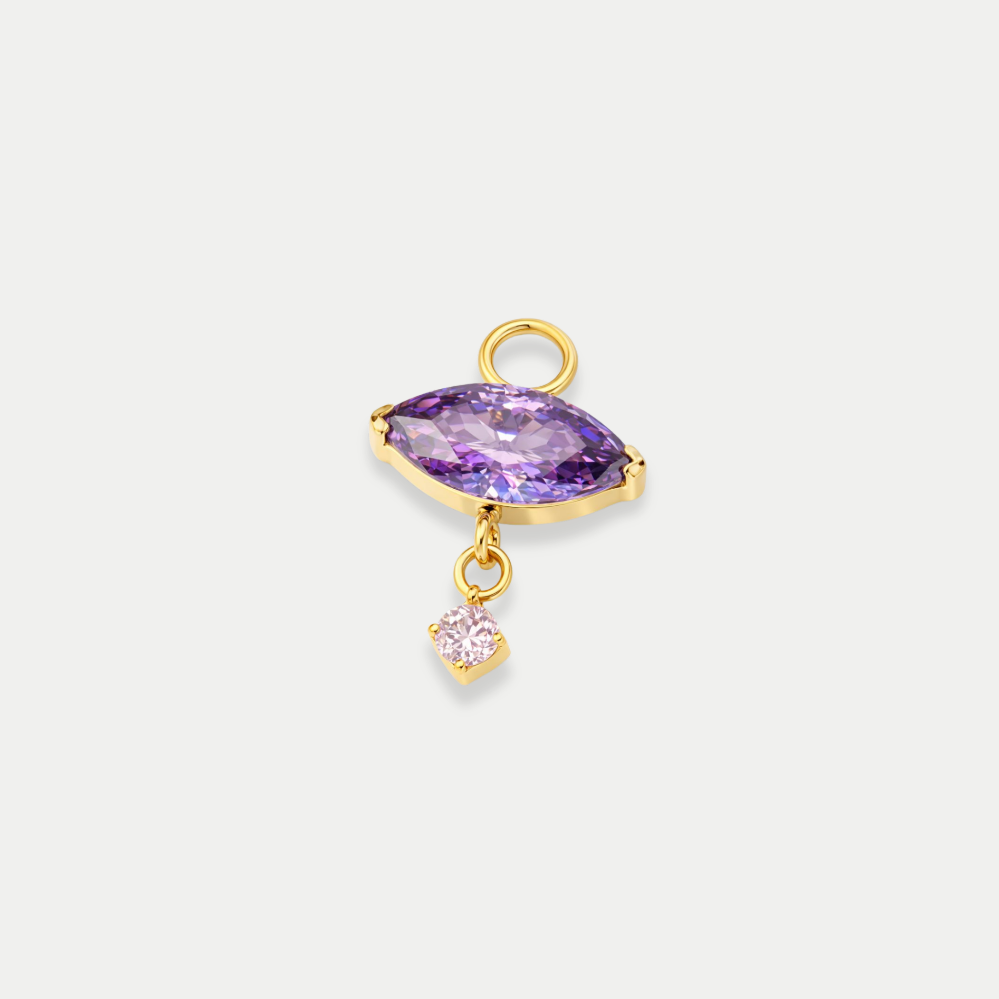Charms Piercing Anneau Zircon - Leya