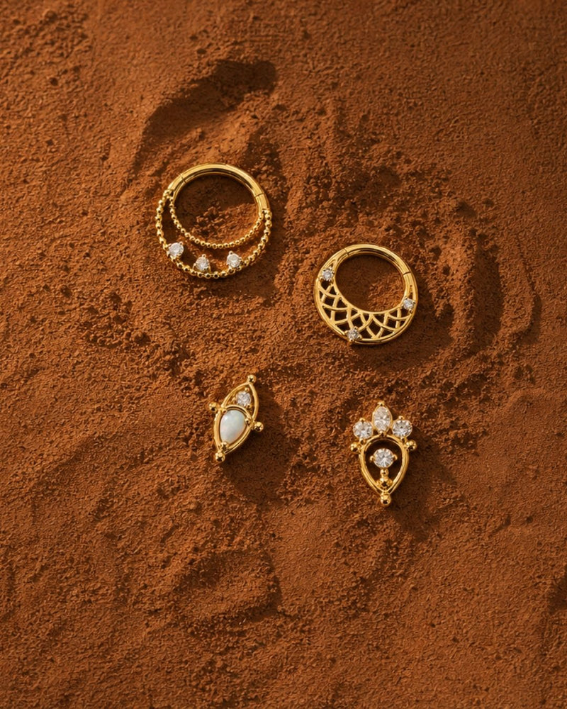 Collection de piercings Halo