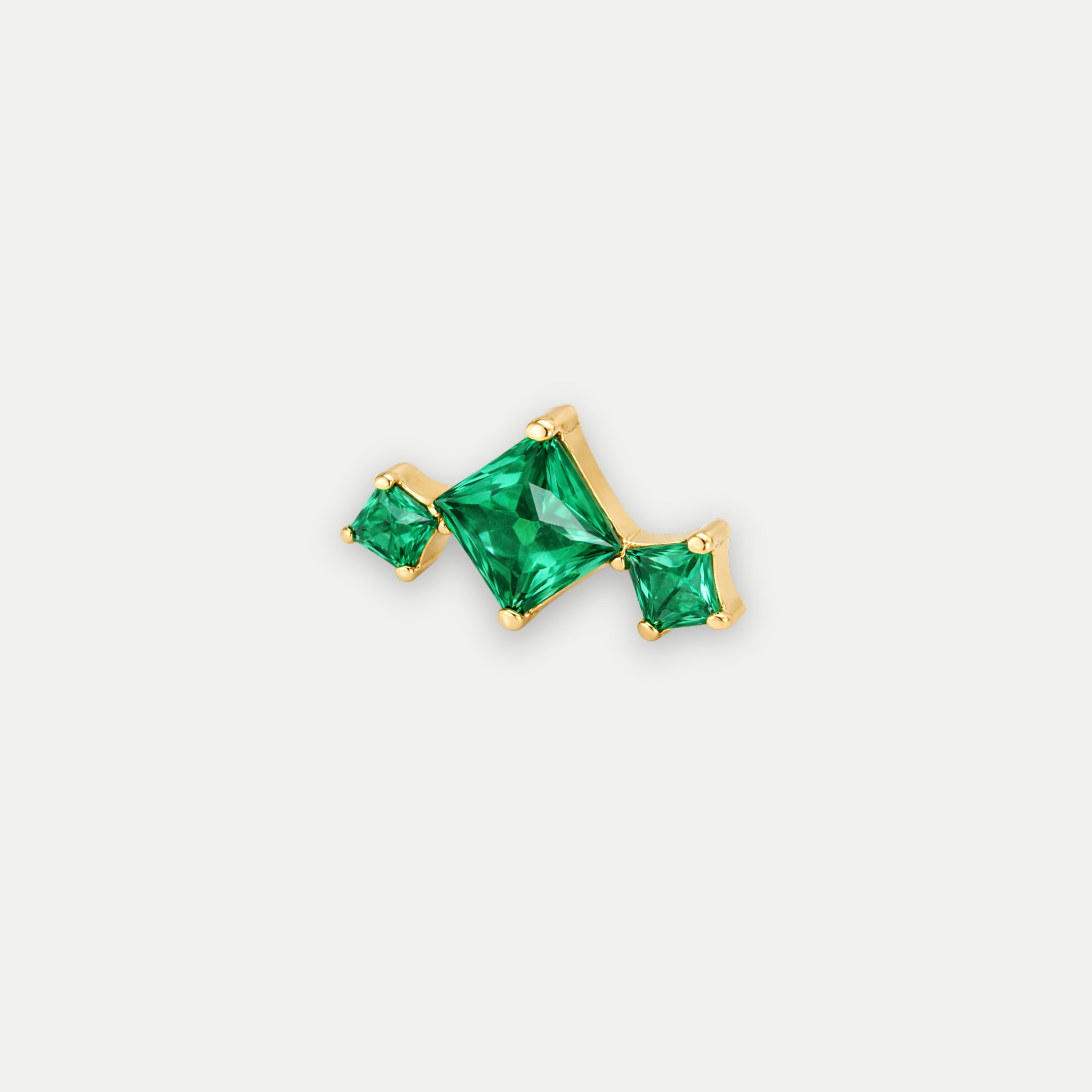 Embout Piercing Titane Zircon - Eli