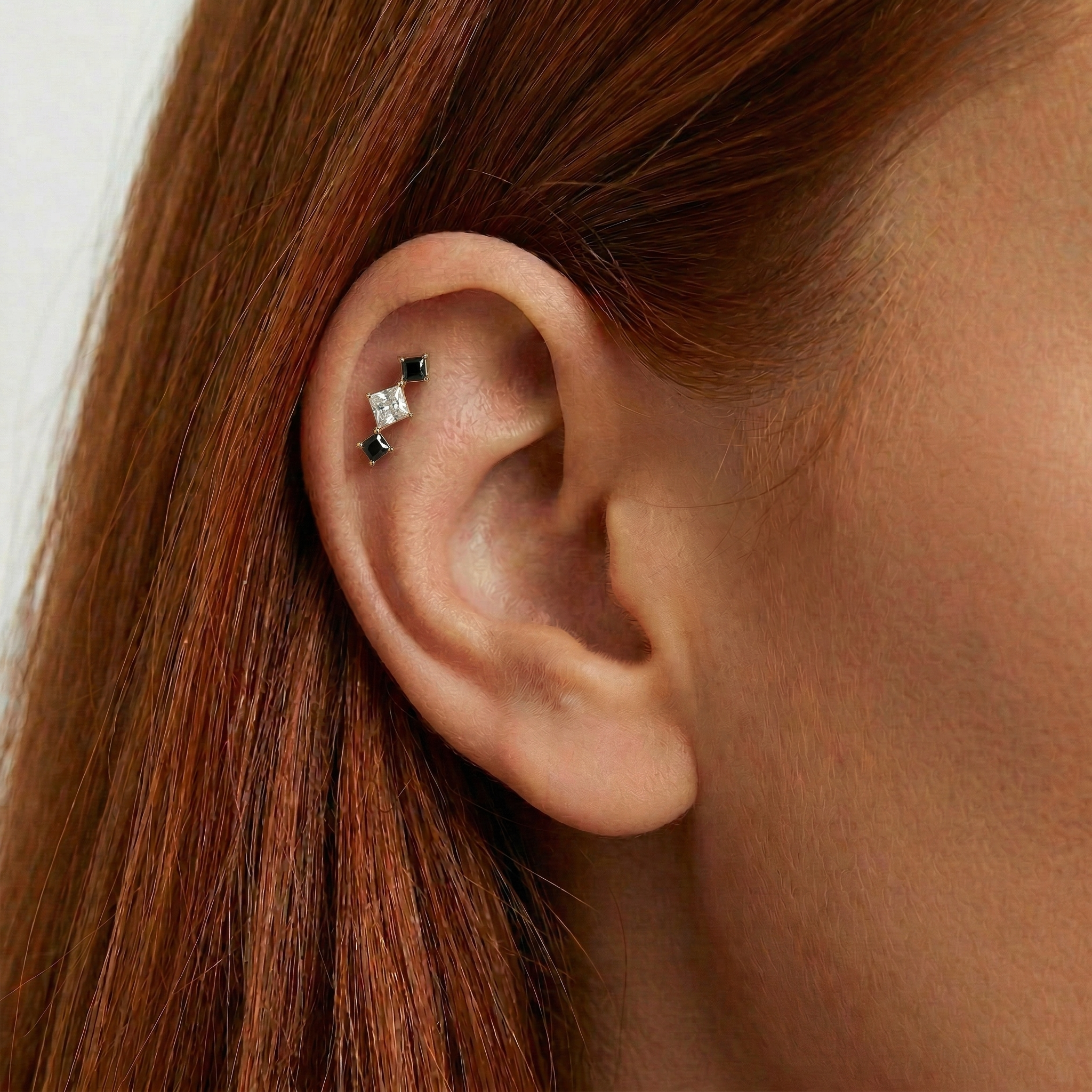 Embout Piercing Titane Zircon - Eli