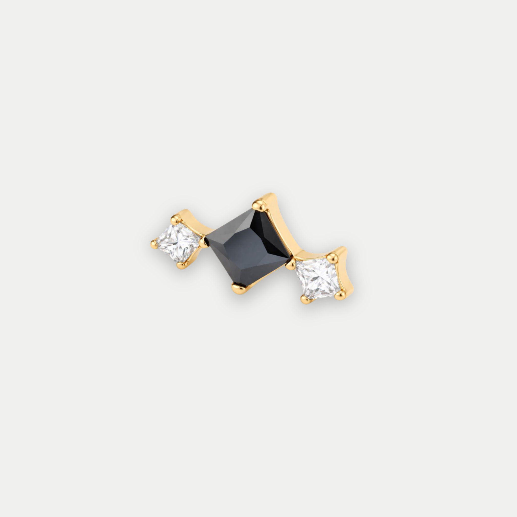 Embout Piercing Titane Zircon - Eli
