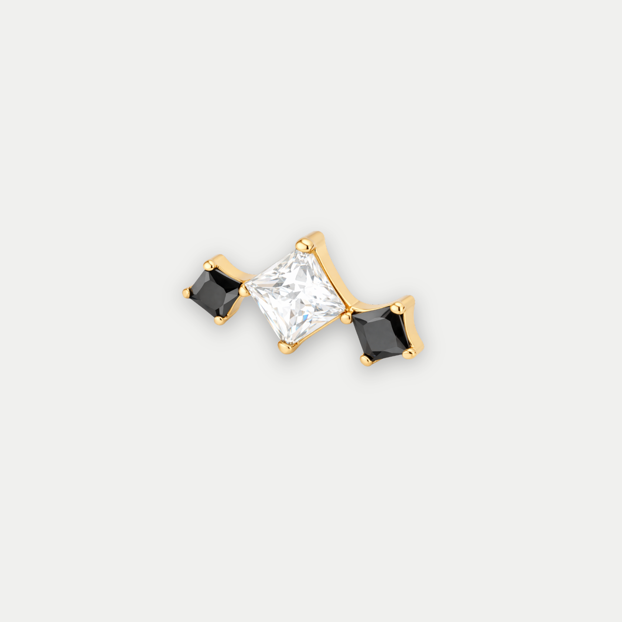 Embout Piercing Titane Zircon - Eli