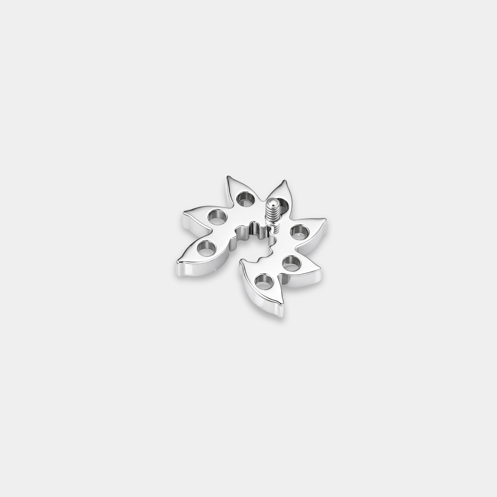 Embout Piercing Titane Zircon - Elora