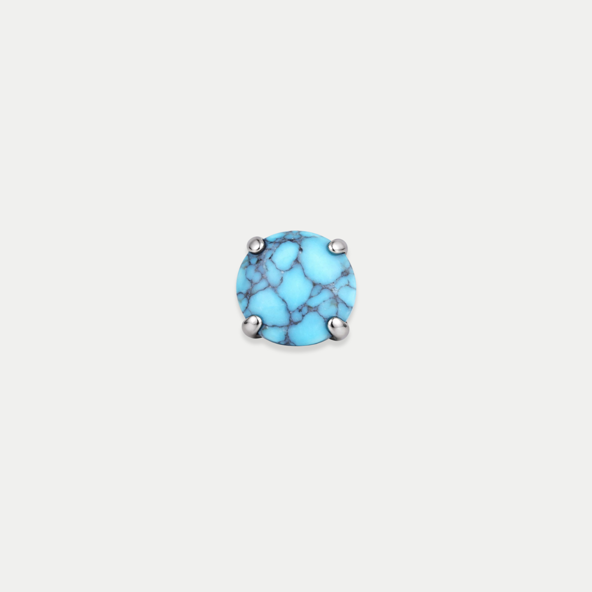 Embout Piercing Titane Pierre naturelle - Elyra