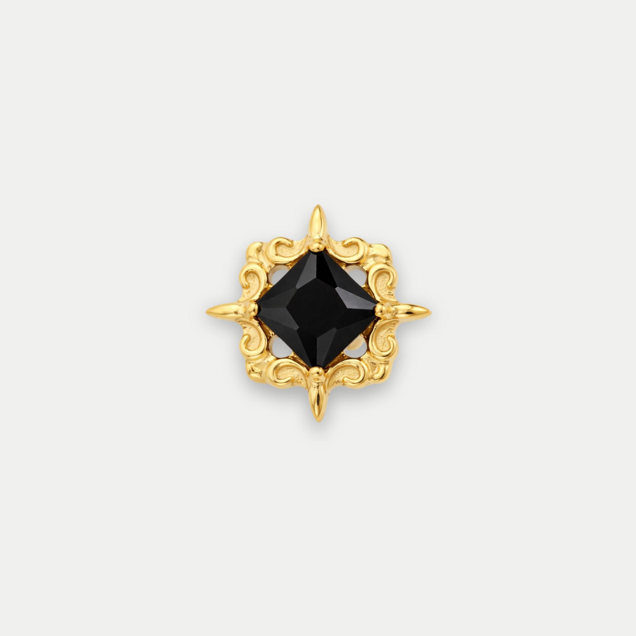 Embout Piercing Titane Zircon - Inaya