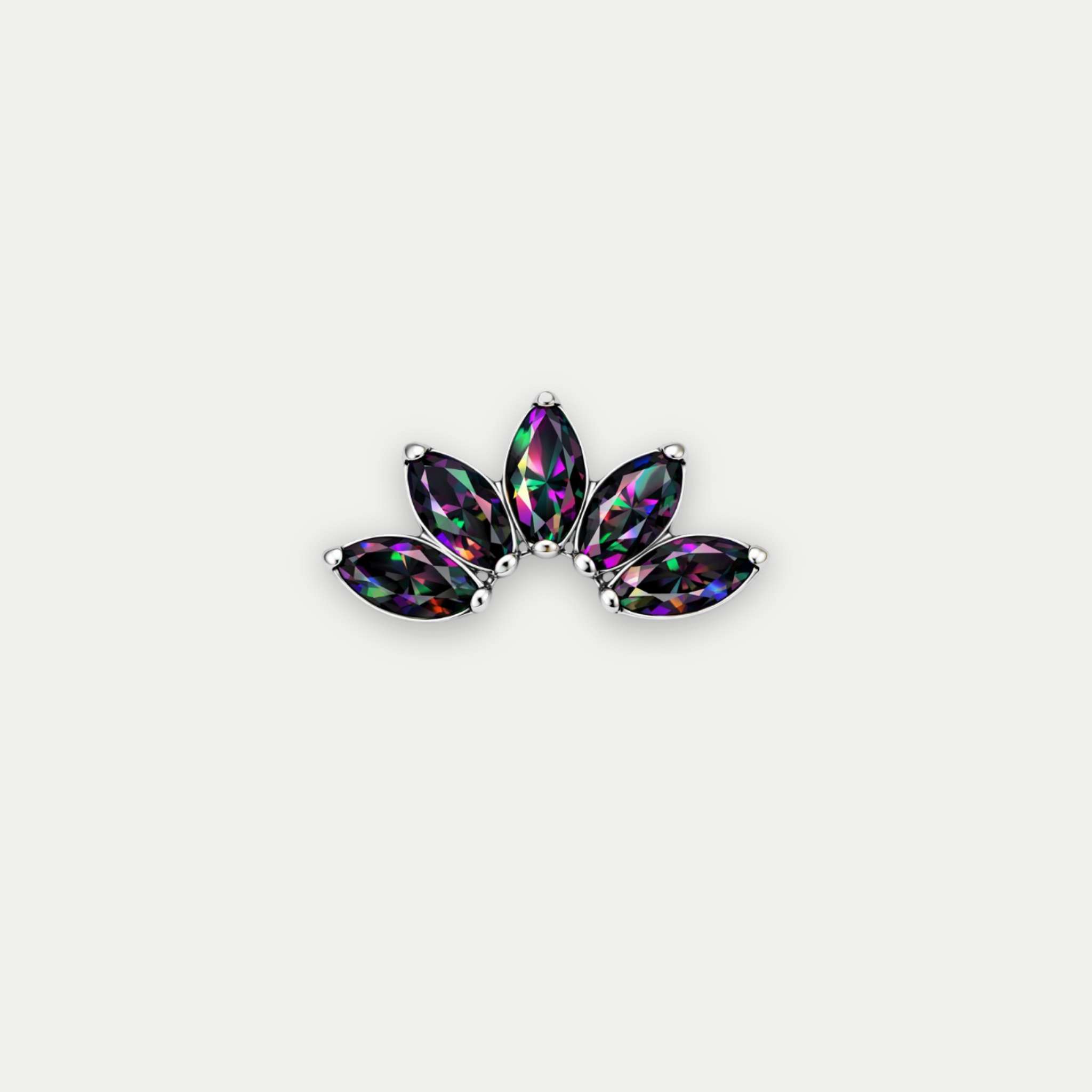 Embout Piercing Titane Zircon - Kara