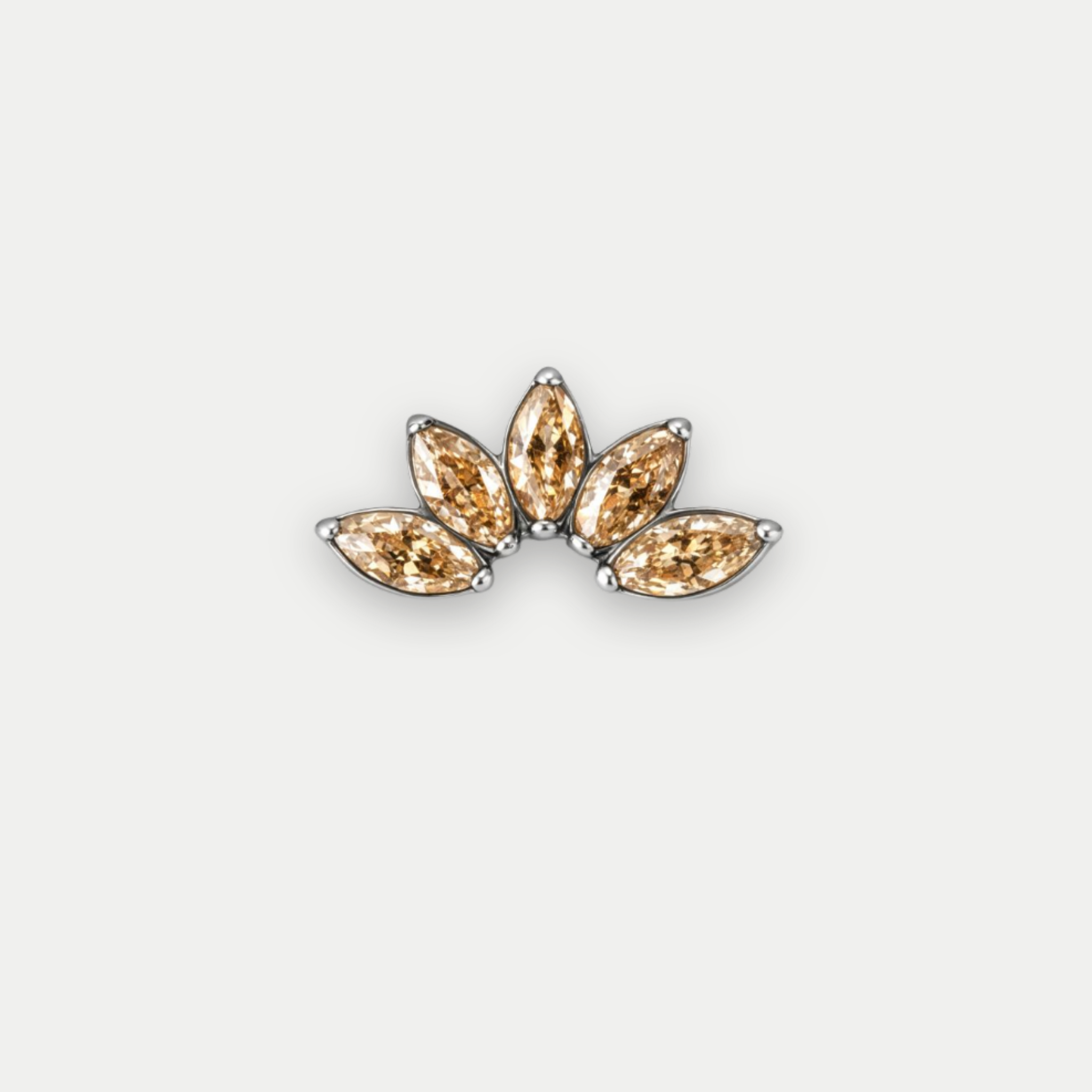 Embout Piercing Titane Zircon - Kara