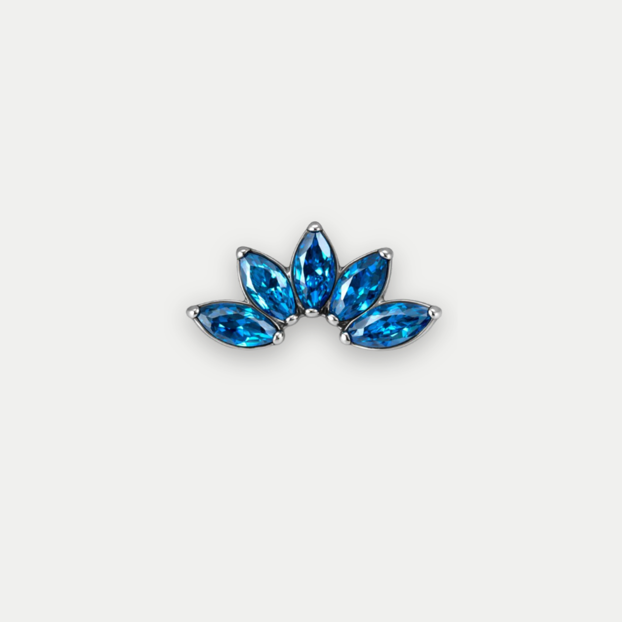 Embout Piercing Titane Zircon - Kara