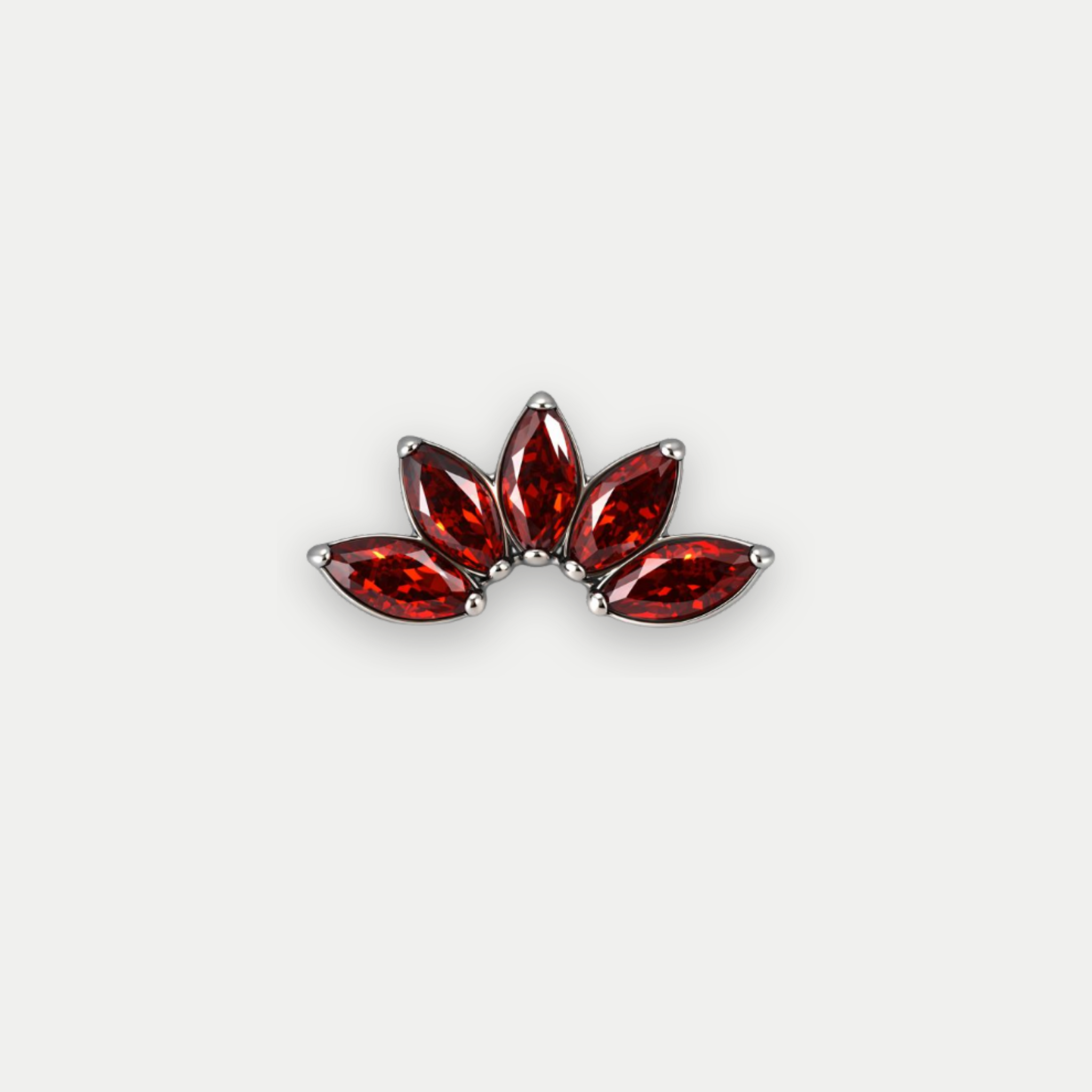 Embout Piercing Titane Zircon - Kara