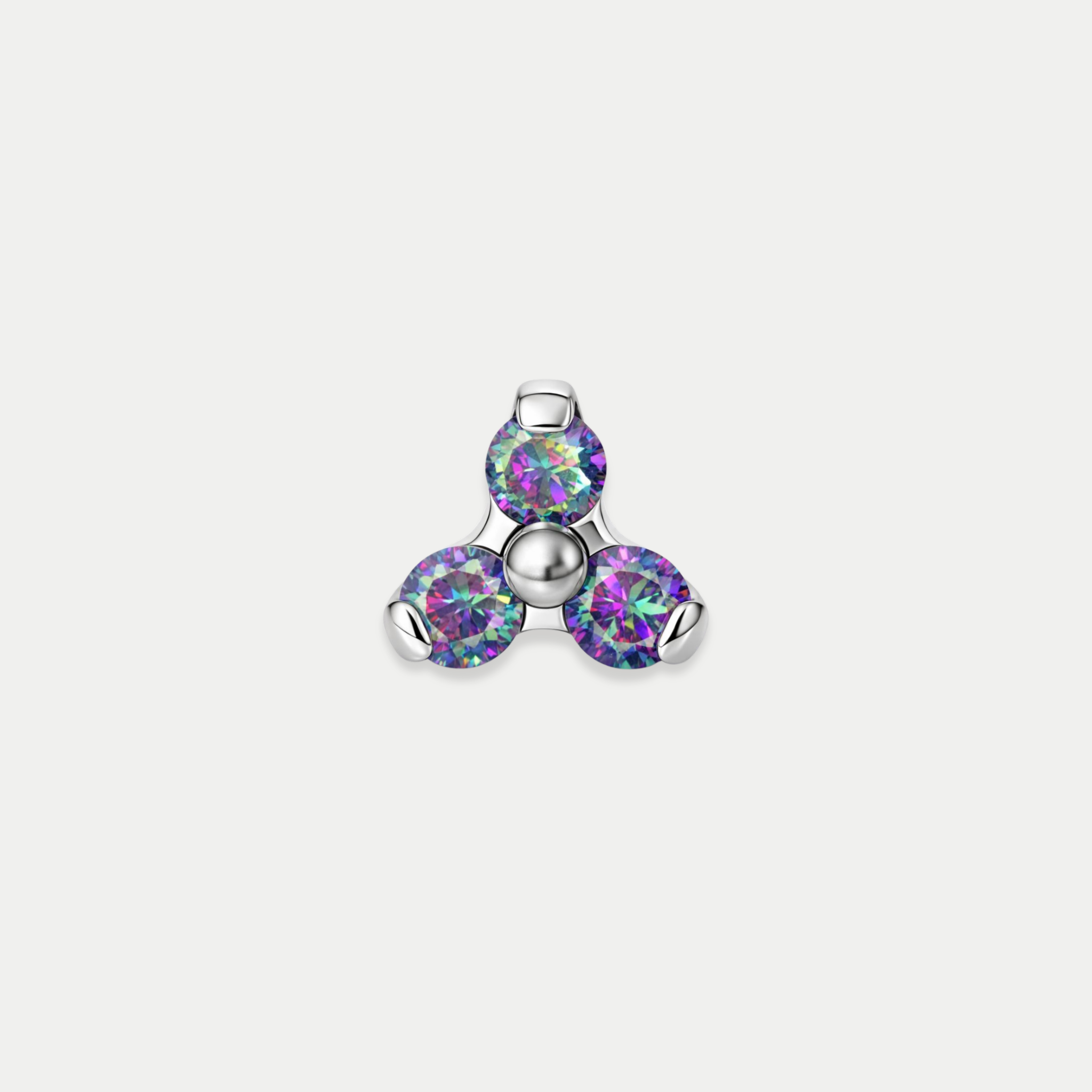 Embout Piercing Titane Zircon - Oria
