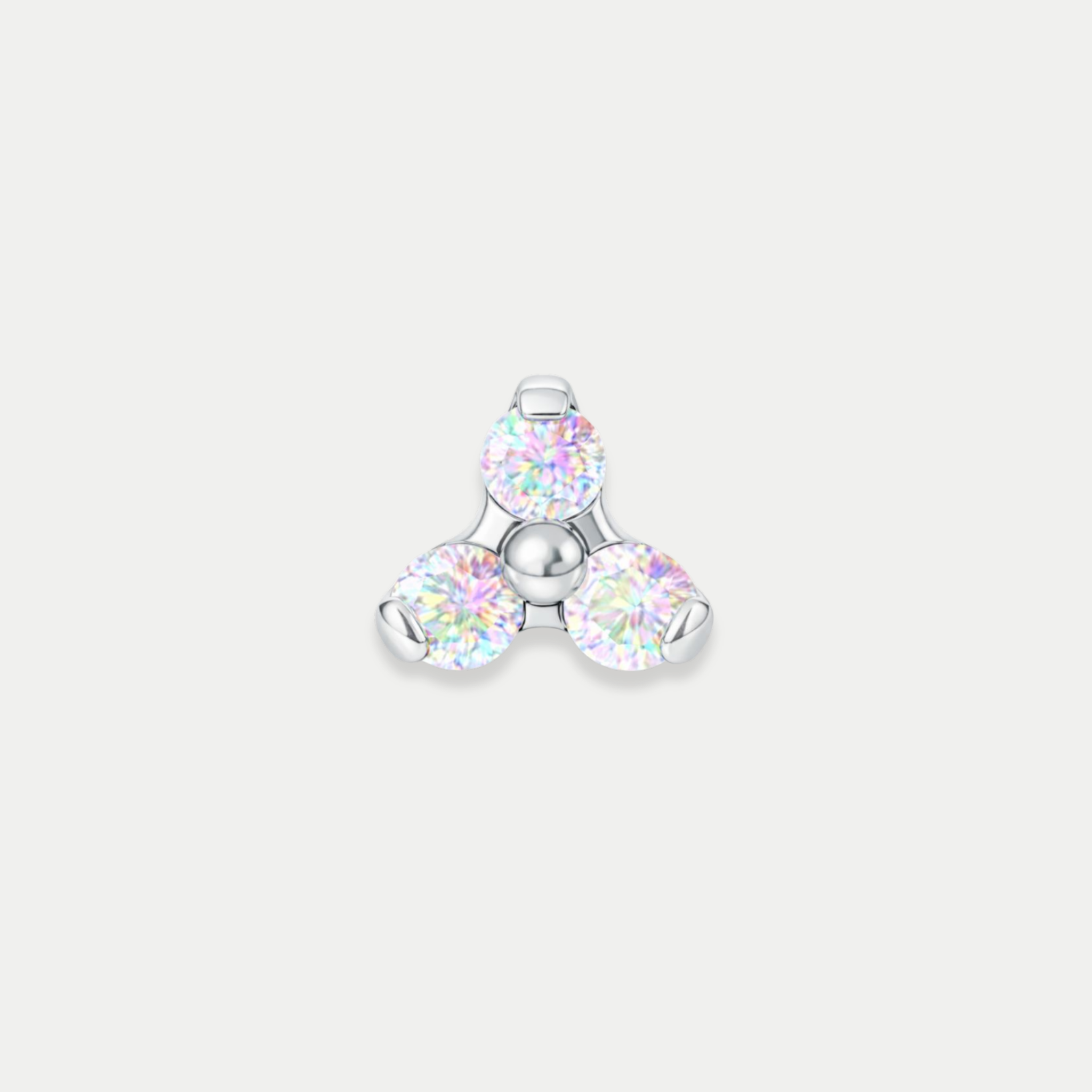 Embout Piercing Titane Zircon - Oria