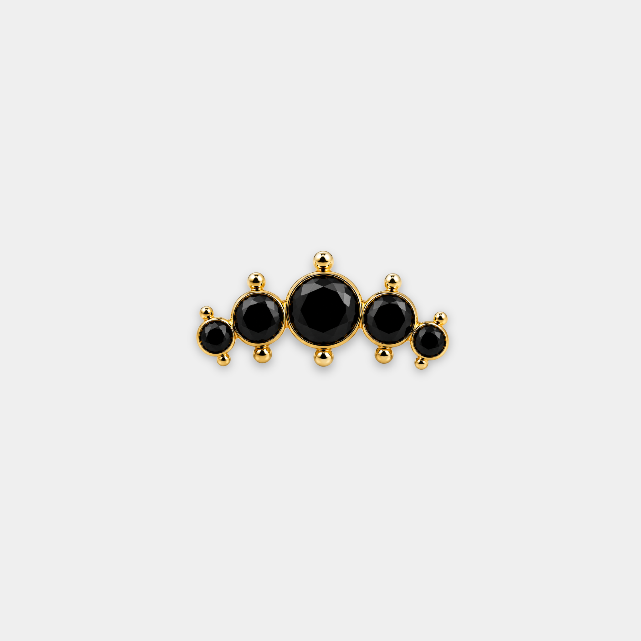 Embout Piercing Titane Zircon - Elia