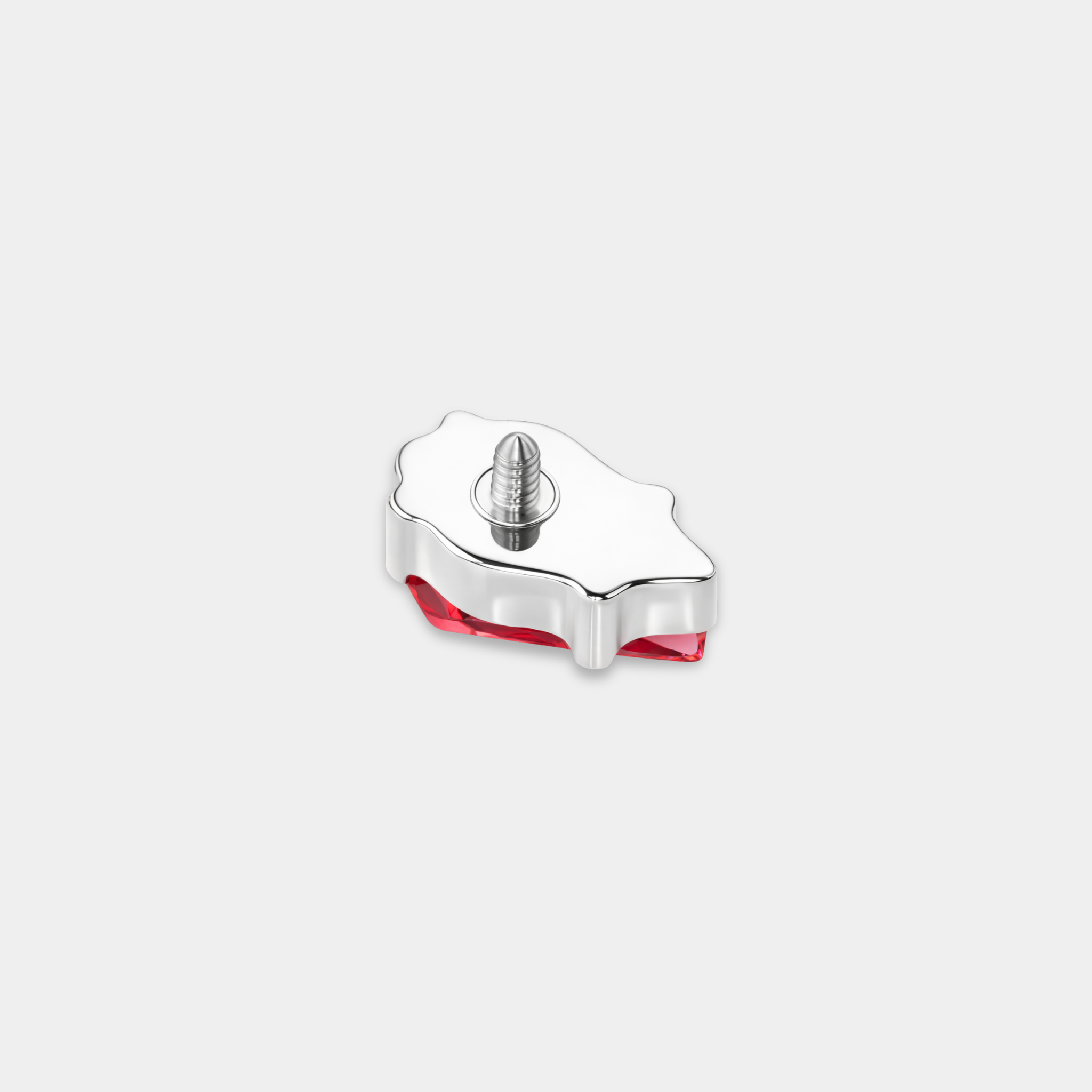 Embout Piercing Titane Zircon - Rumi