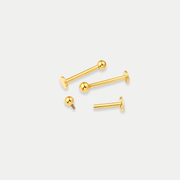 Labret Titane Gold & Bille