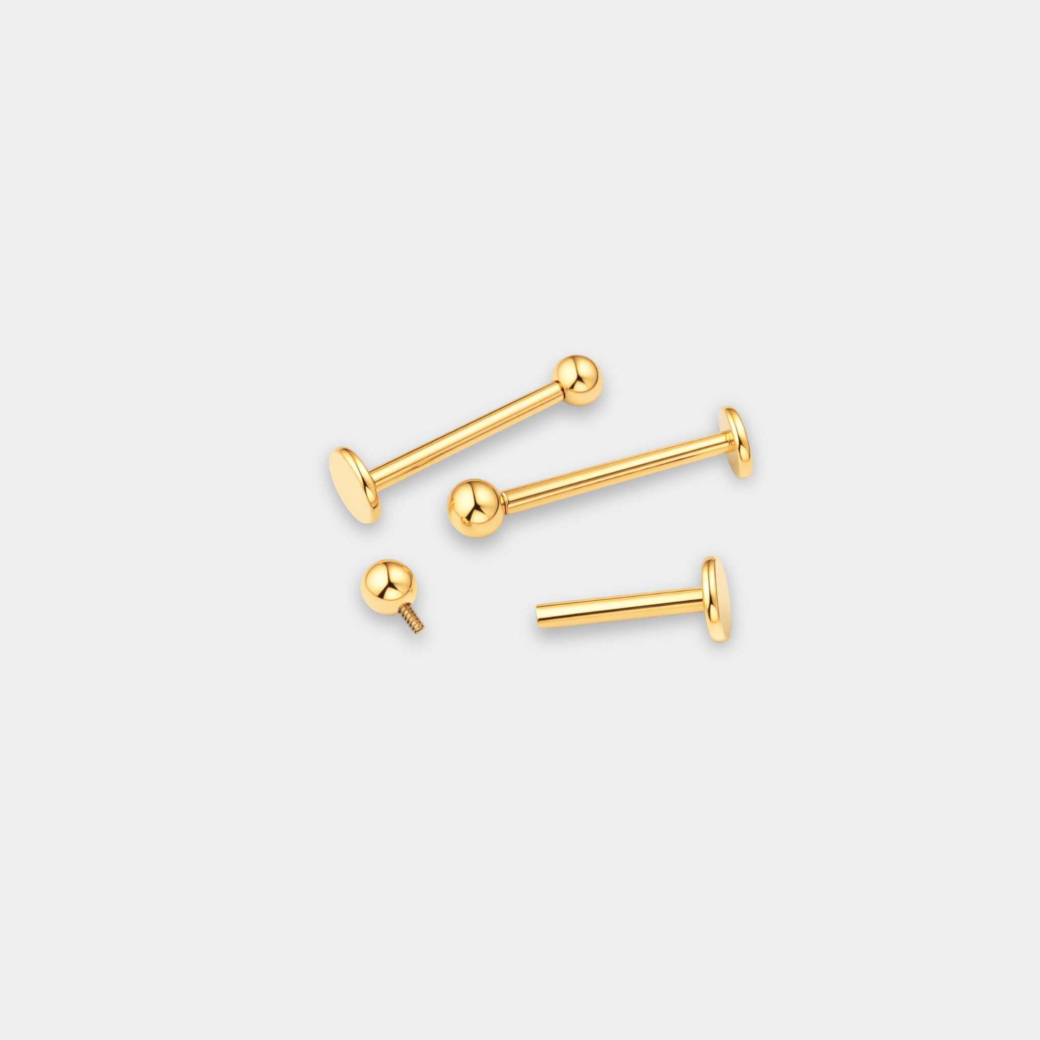 Labret Titane Gold & Bille
