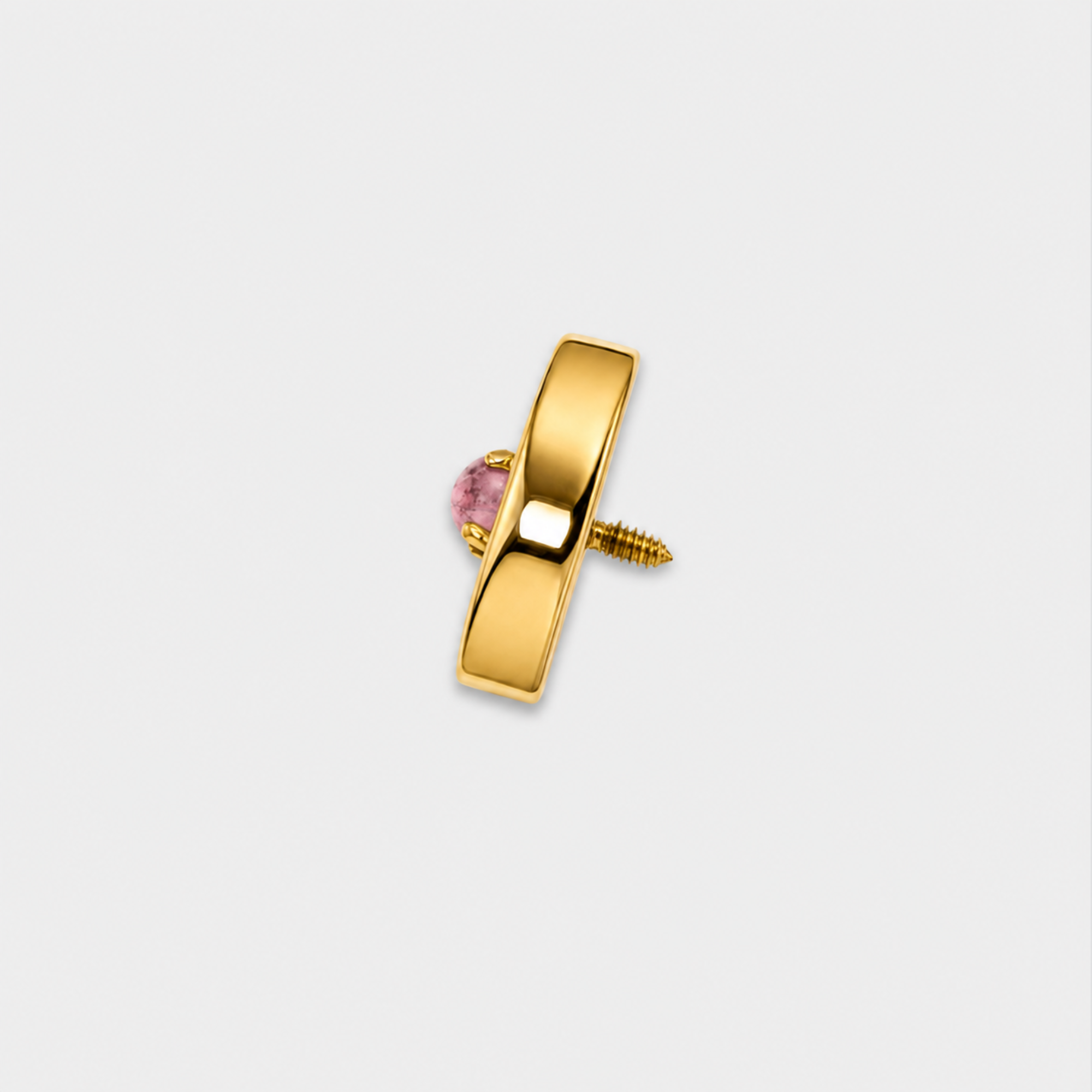 Embout Piercing Titane Améthyste - Sora