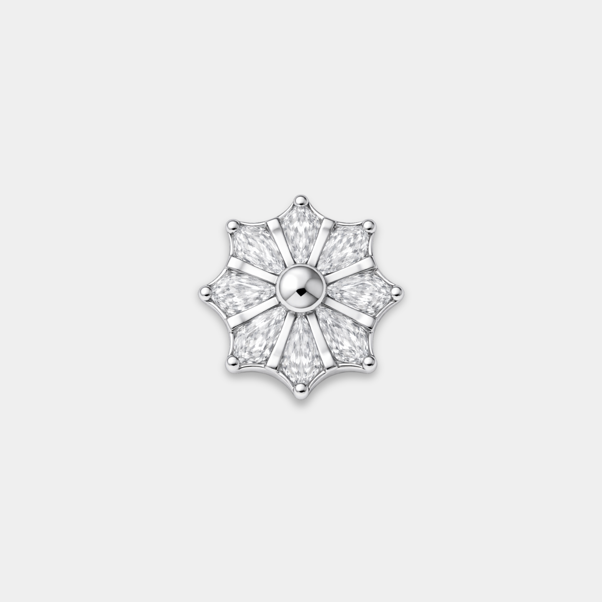 Embout Piercing Titane Zircon - Thaïs