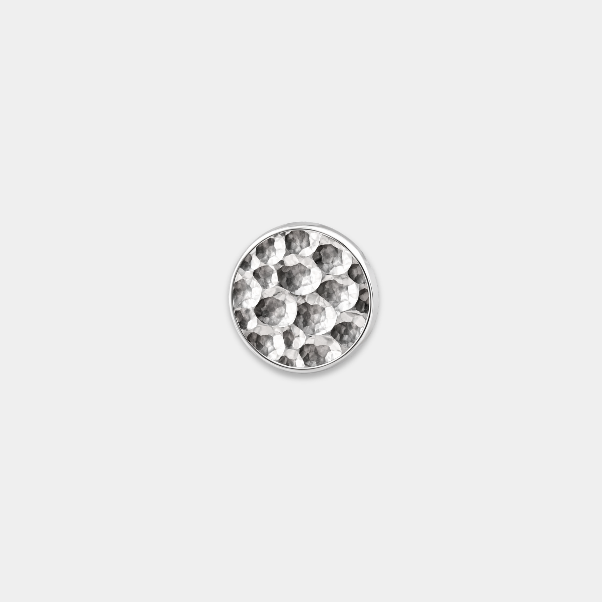 Embout piercing Eden en titane ASTM F136 finition martelée effet texturé