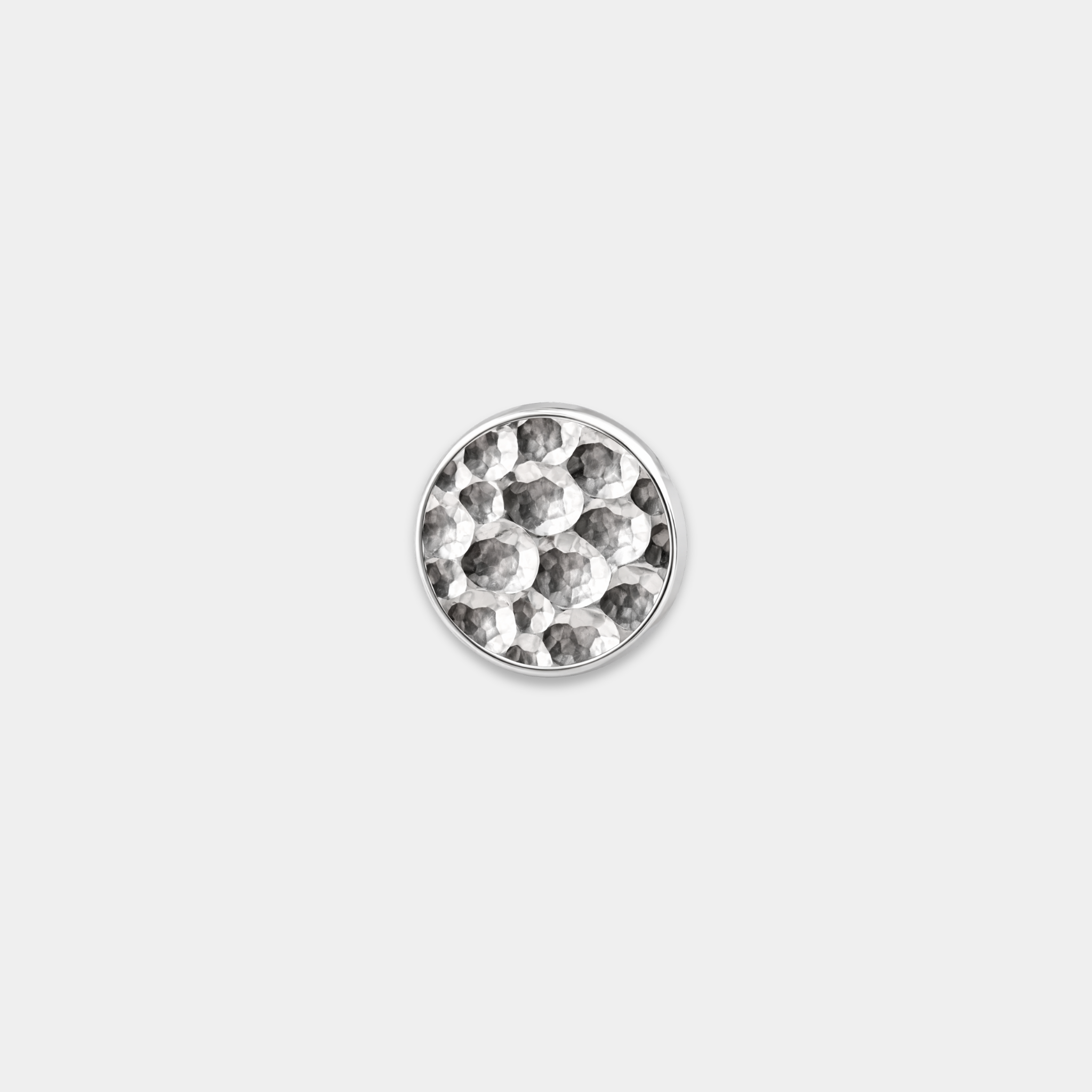 Embout piercing Eden en titane ASTM F136 finition martelée effet texturé