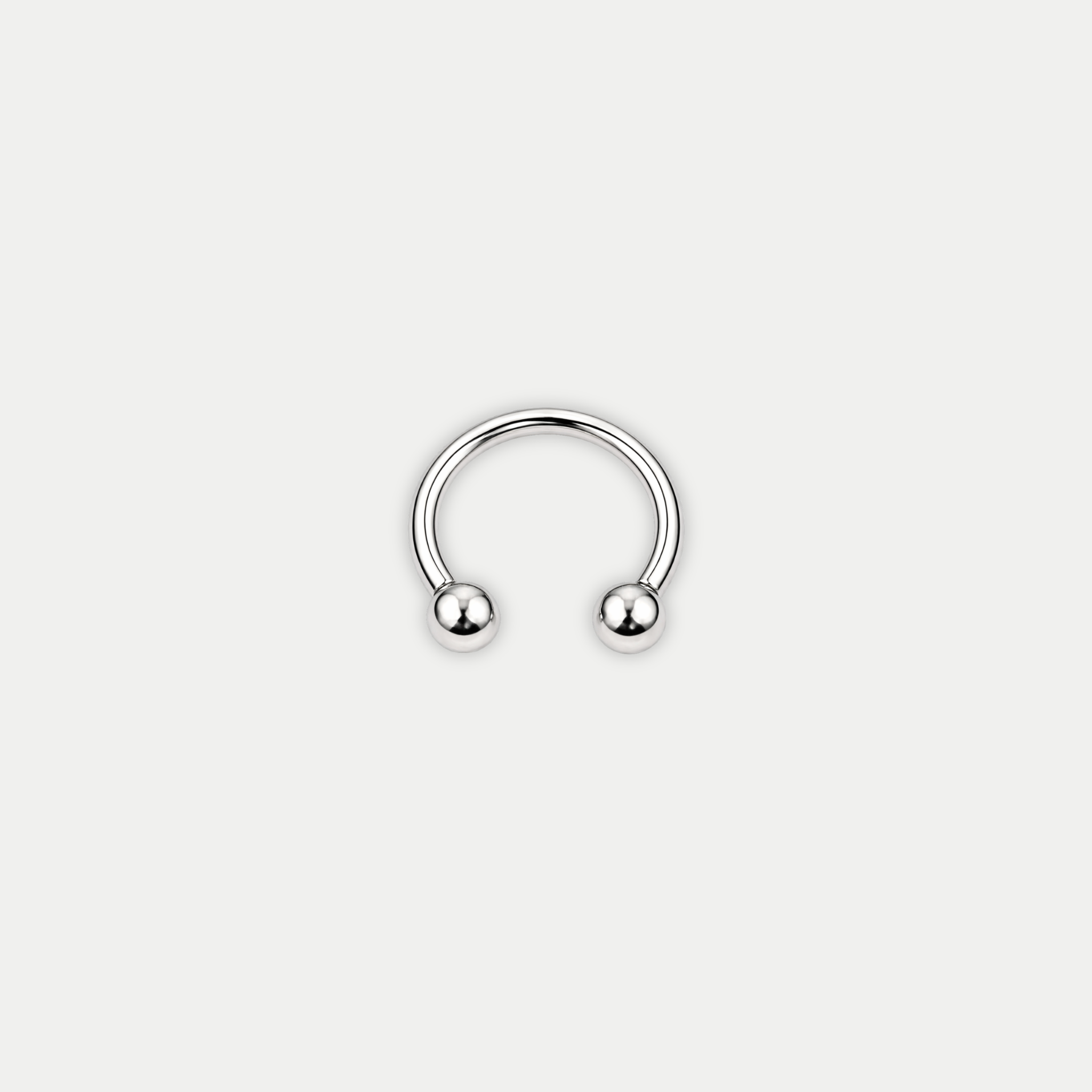Fer à cheval titane ASTM F136 avec billes Joli Désordre piercing helix tragus septum rook et lobe